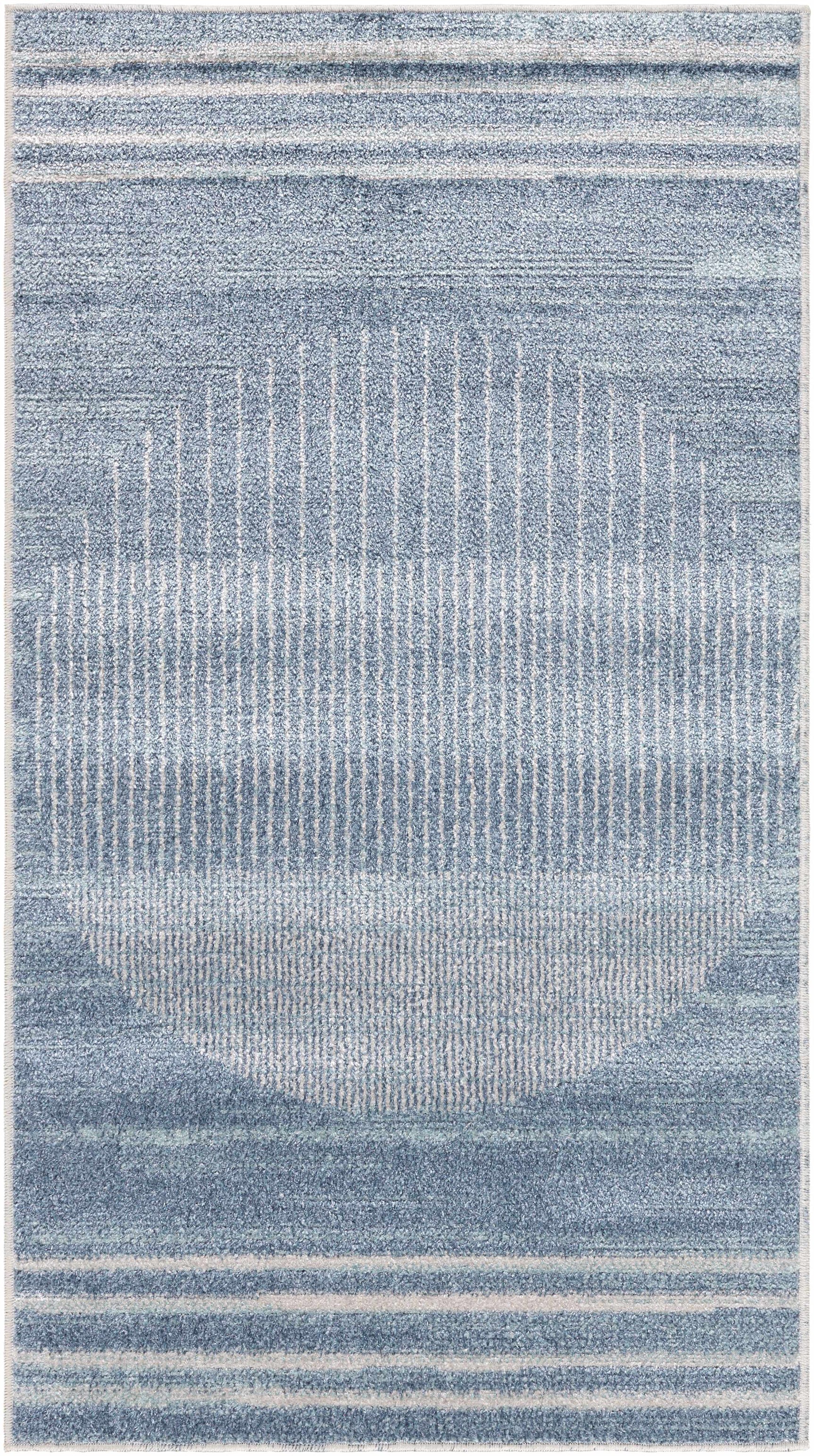 Thad Blue Washable Area Rug - Clearance - Ornate Home