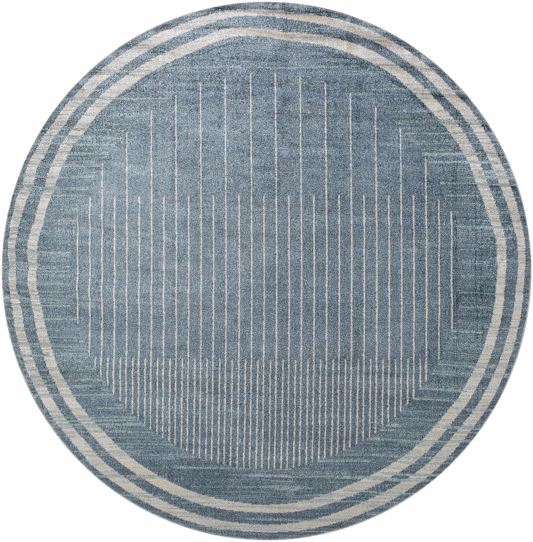 Thad Blue Washable Area Rug - Clearance - Ornate Home