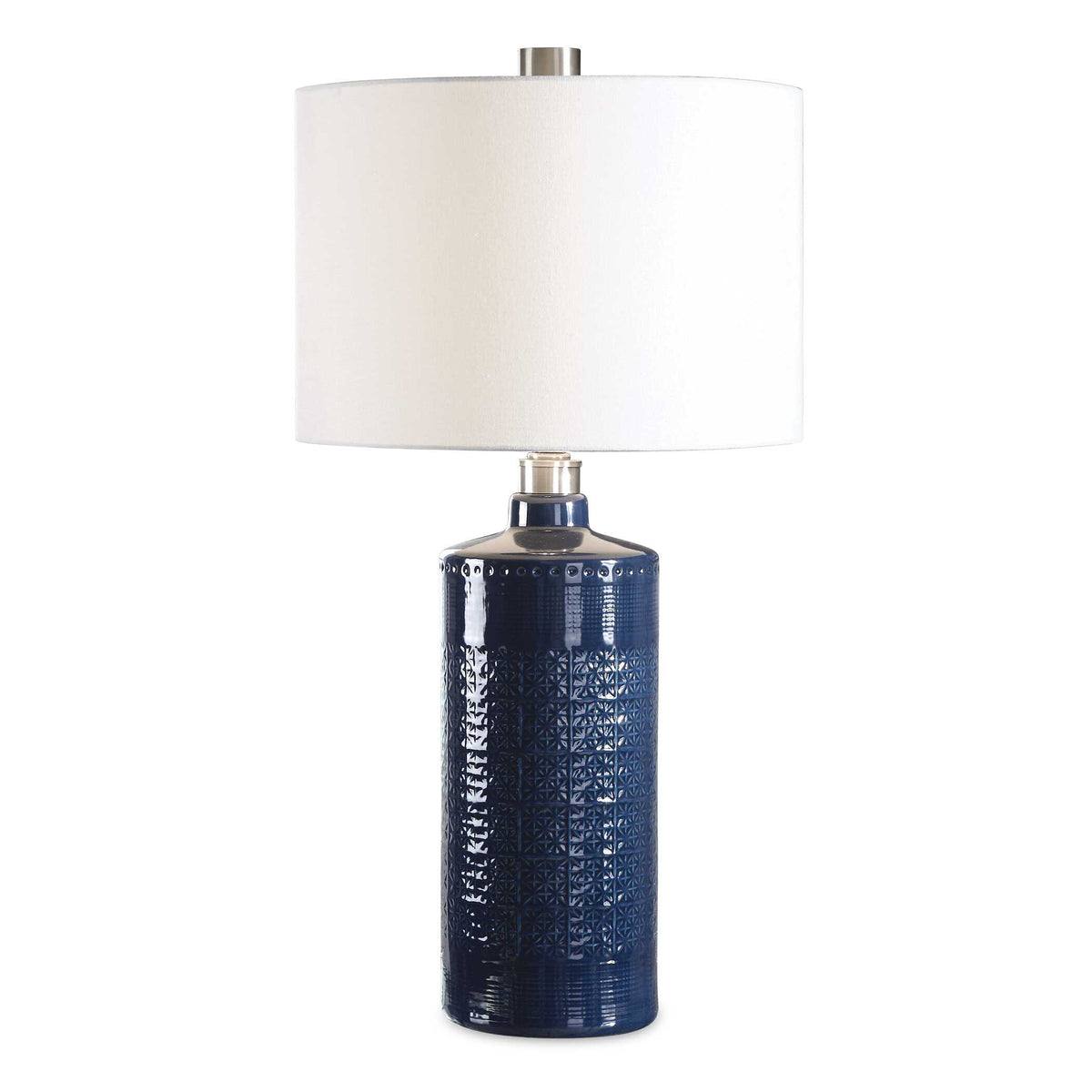Thalia Blue Royal Table Lamp - Ornate Home