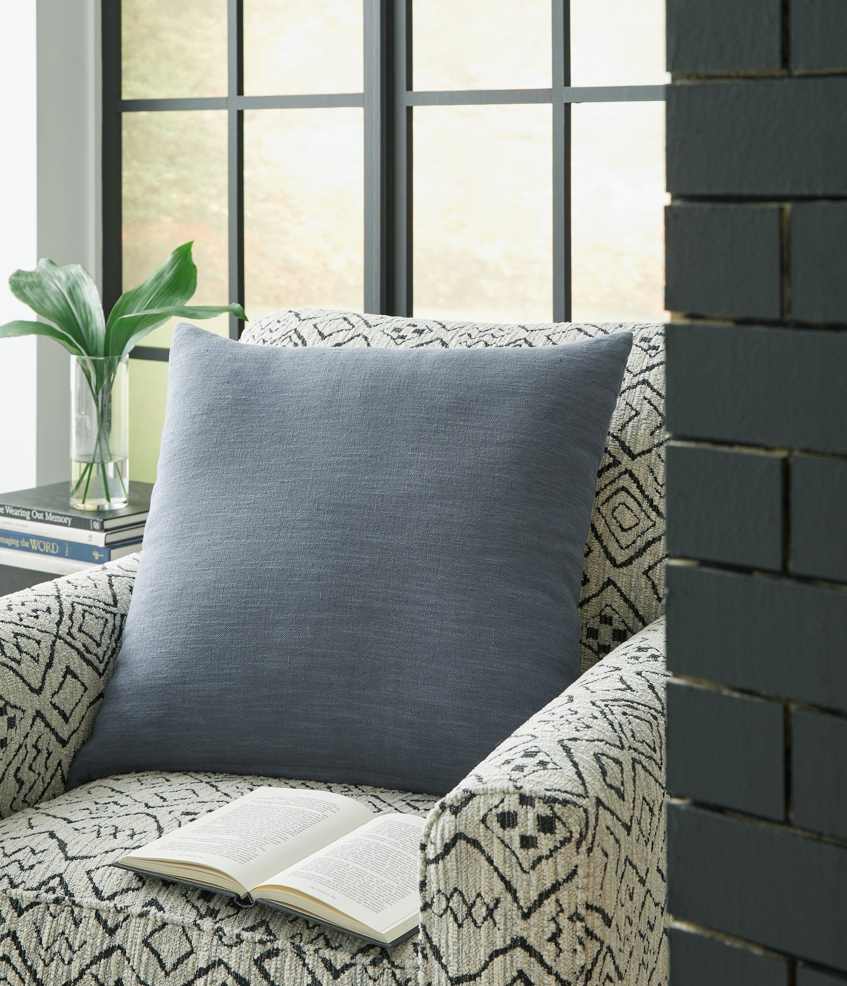 Thaneville Blue Pillow (Online Special Price) - Ornate Home