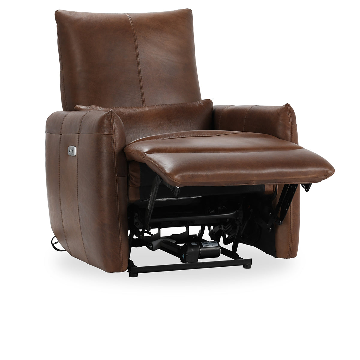 Thaya Antique Brown Power Recliner Chair - Ornate Home