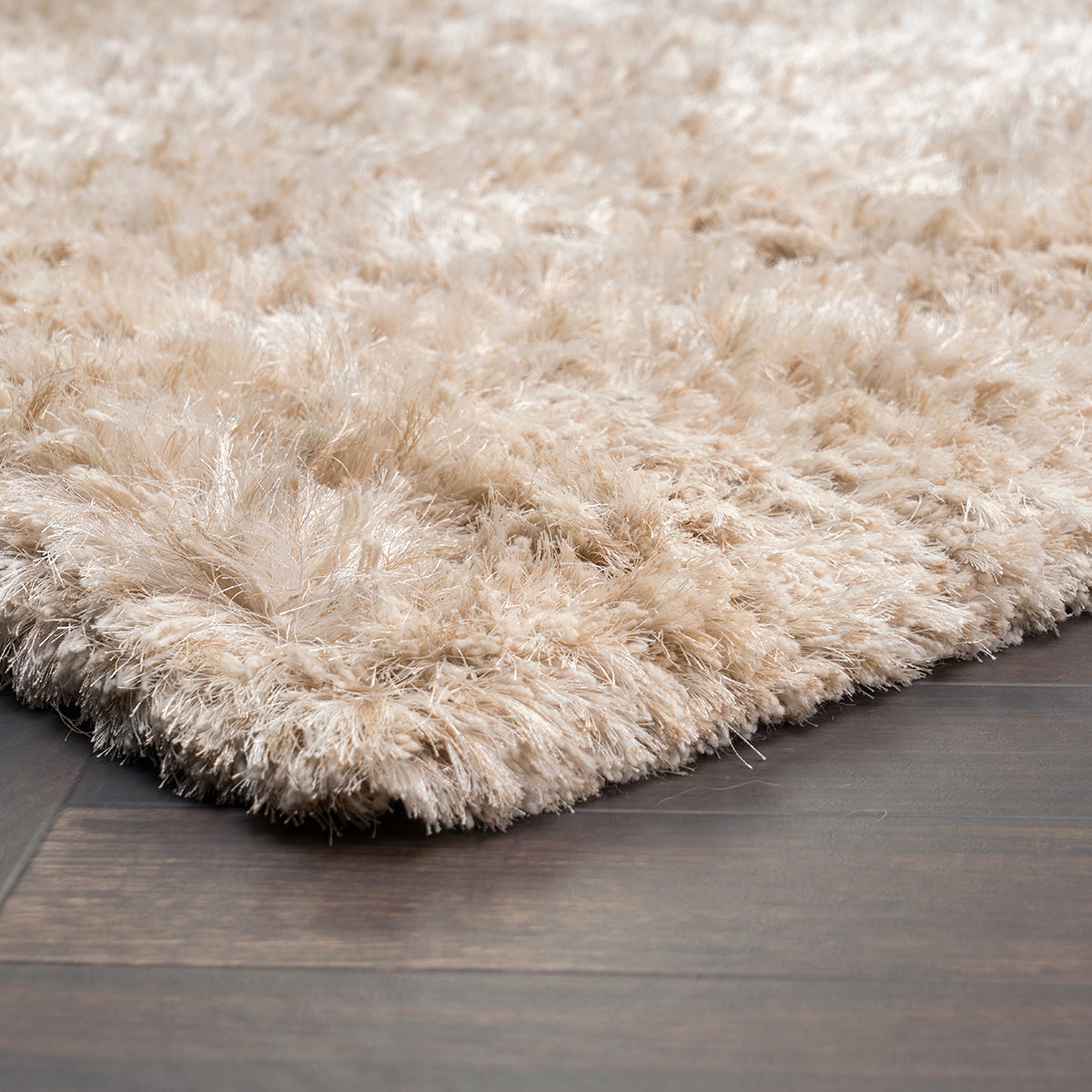 The Ritz Ivory Shag Rug - Ornate Home