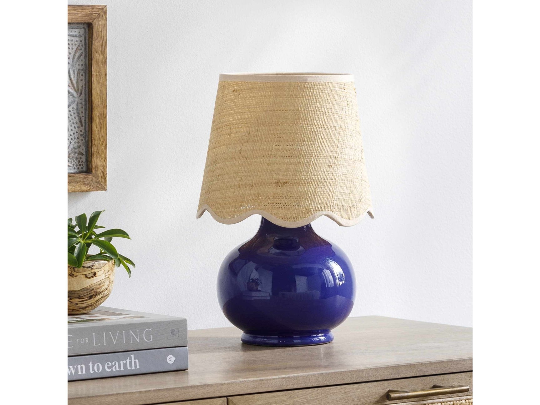 Theisseil Navy Blue Table Lamp - Ornate Home