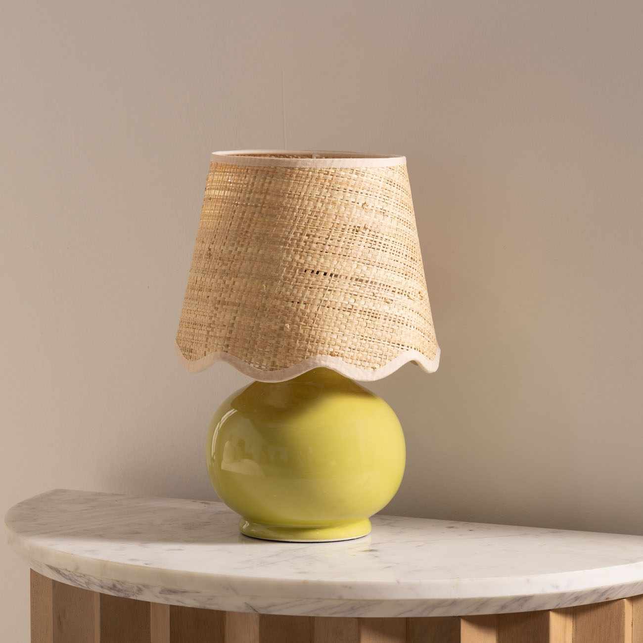 Theisseil Olive Green Table Lamp - Ornate Home