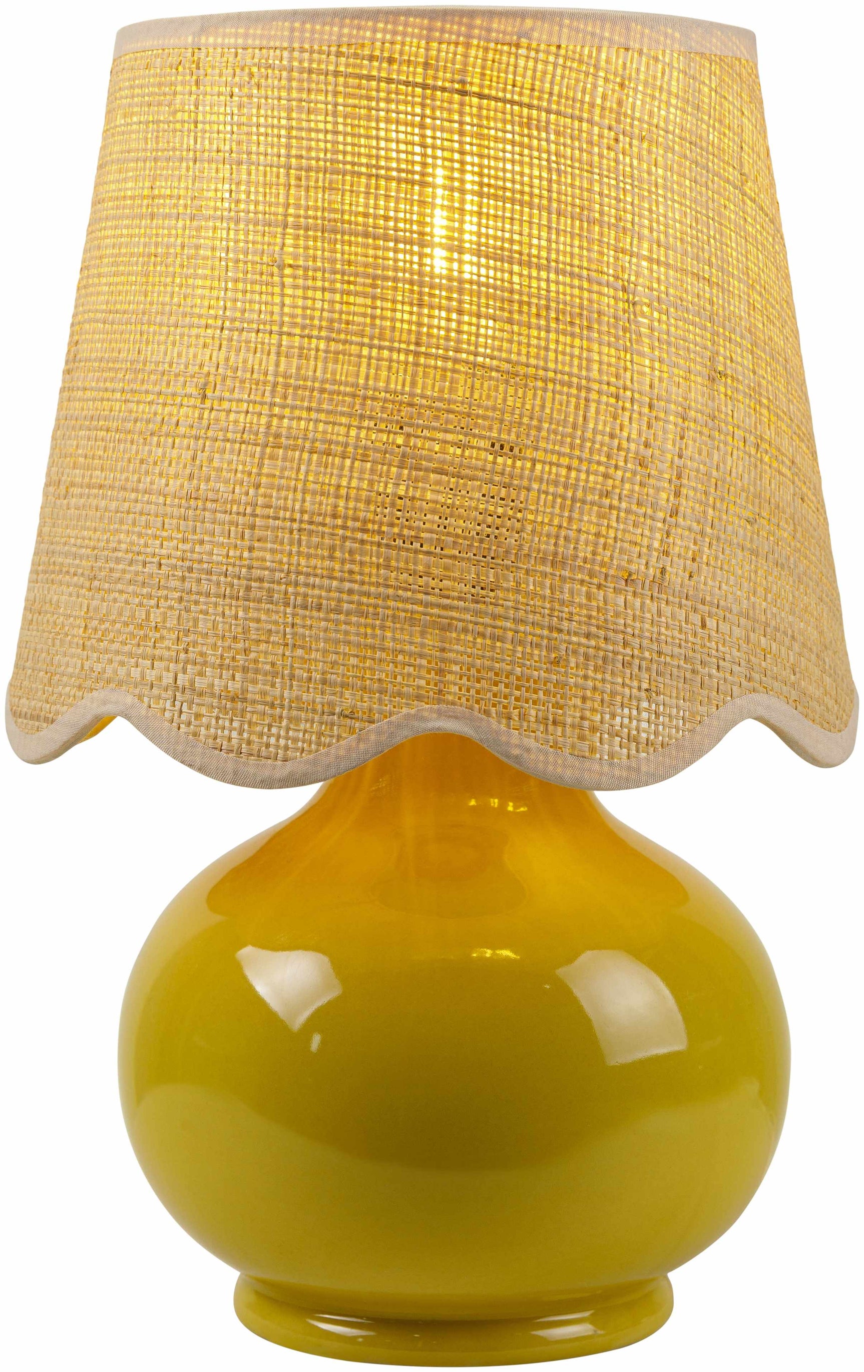 Theisseil Yellow Table Lamp - Ornate Home