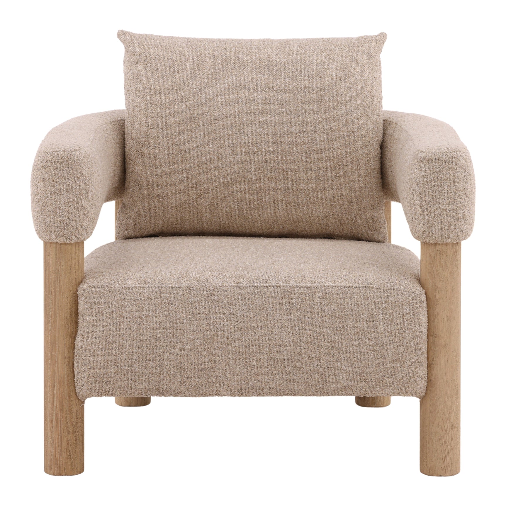 Theo Beige Occasional Chair - Ornate Home