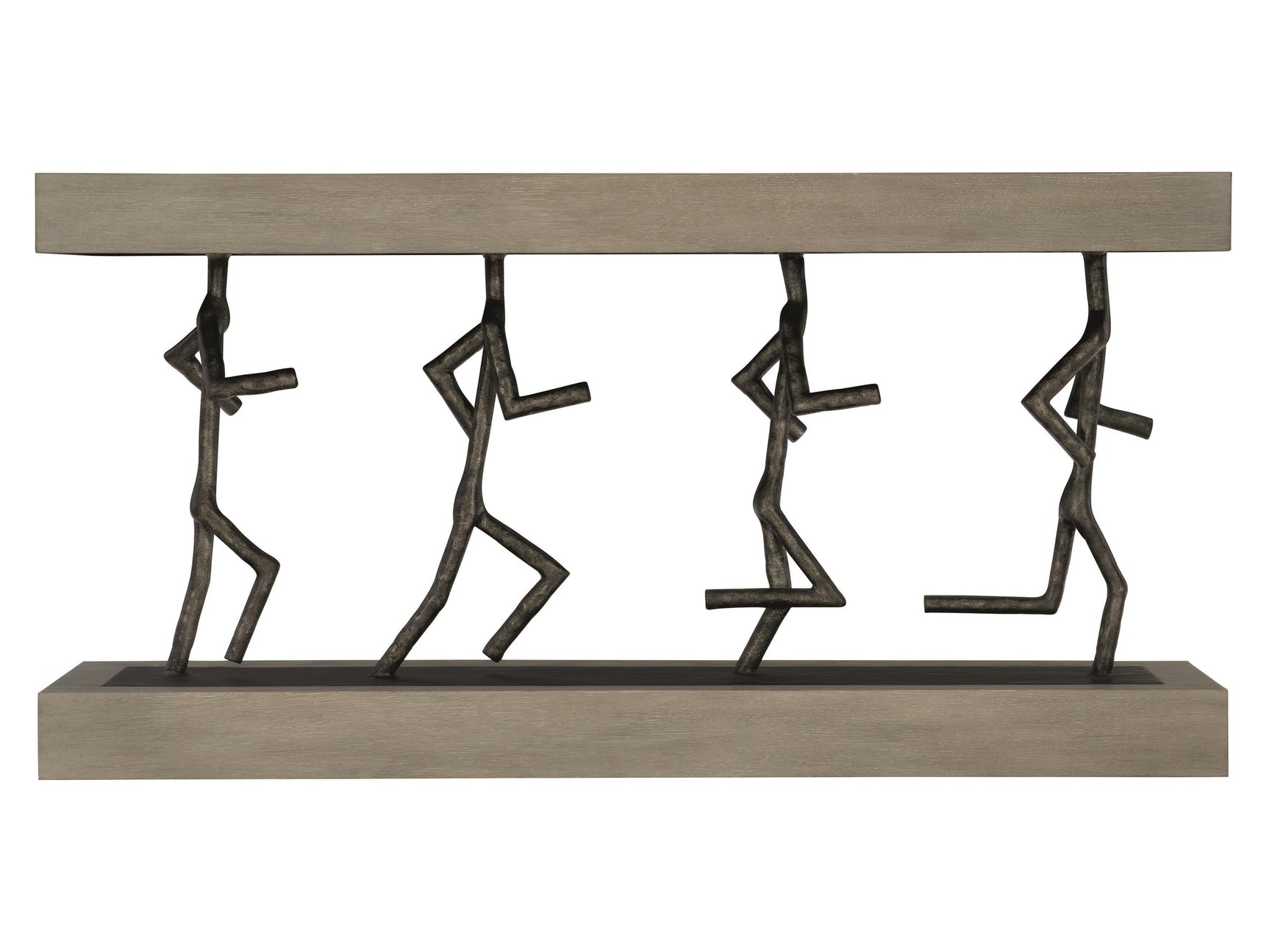 Theo Cerused Greige Console Table - Ornate Home