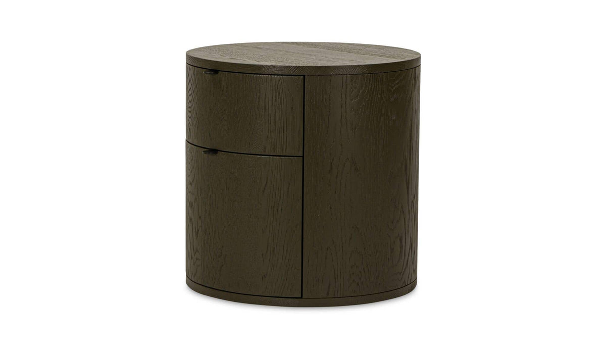 Theo Olive 2 Drawer Nightstand - Ornate Home