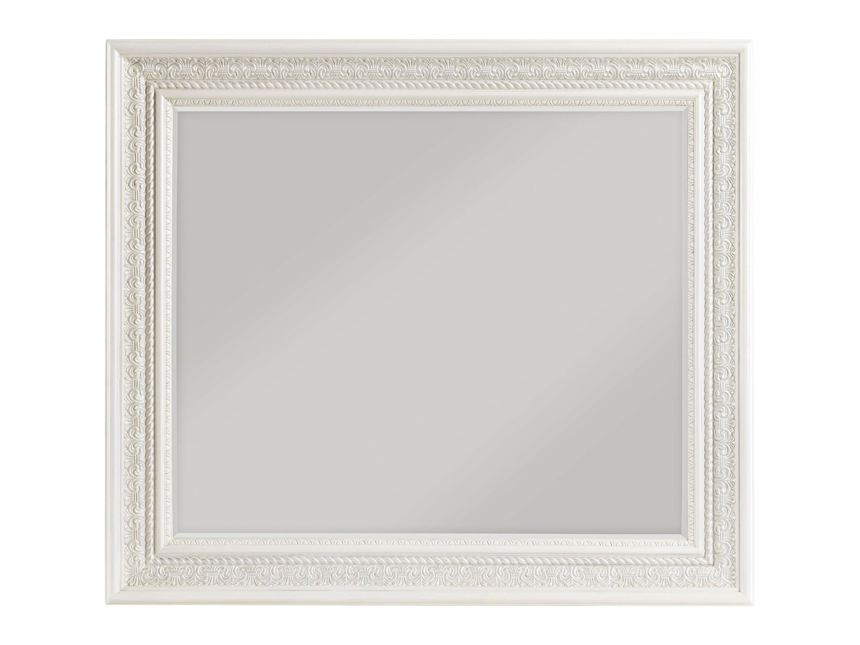 Theodora White Mirror - Ornate Home