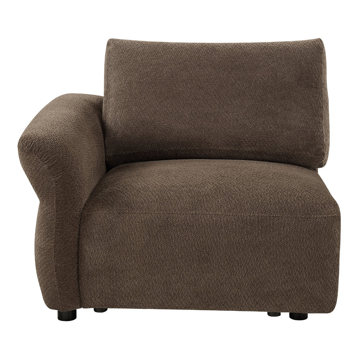 Theodore Brown Modular - Left Facing Arm Chair - Ornate Home