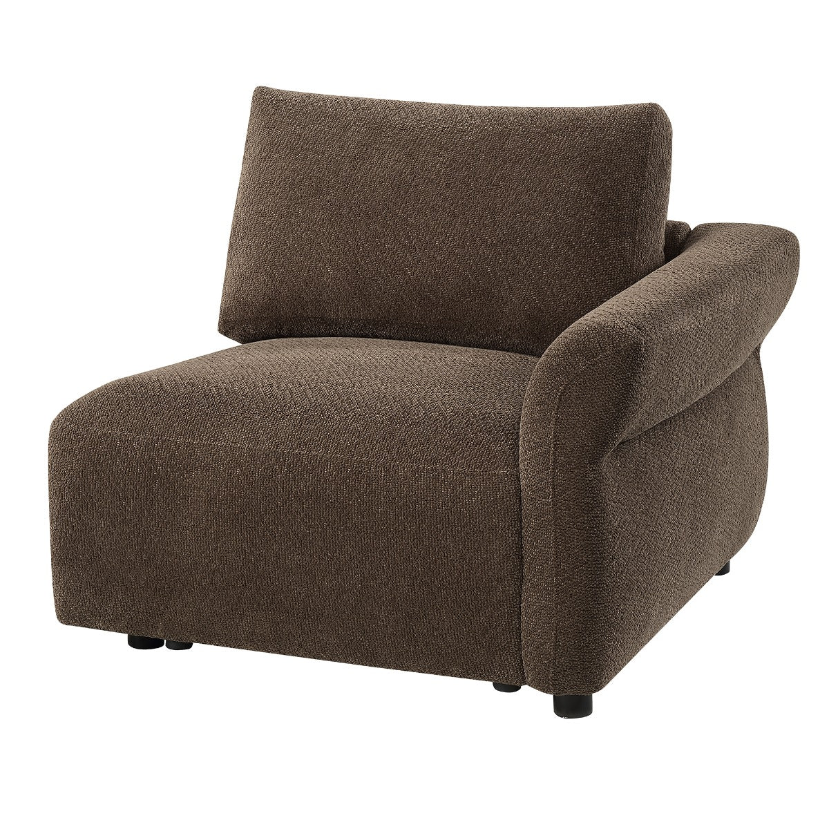 Theodore Brown Modular - Right Facing Arm Chair - Ornate Home