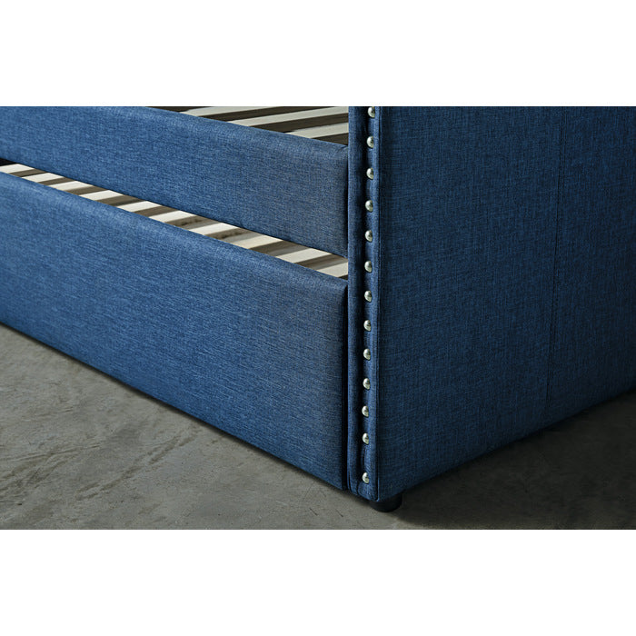 Therese Blue Daybed with Trundle - Ornate Home