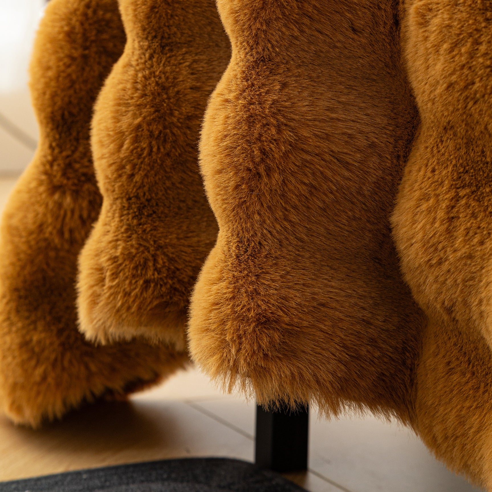 Thick Faux Fur Sofa Cover Fluffy Plush Warm Sofa Slipcover Furniture Protector for Couch Bed - Ornate Home