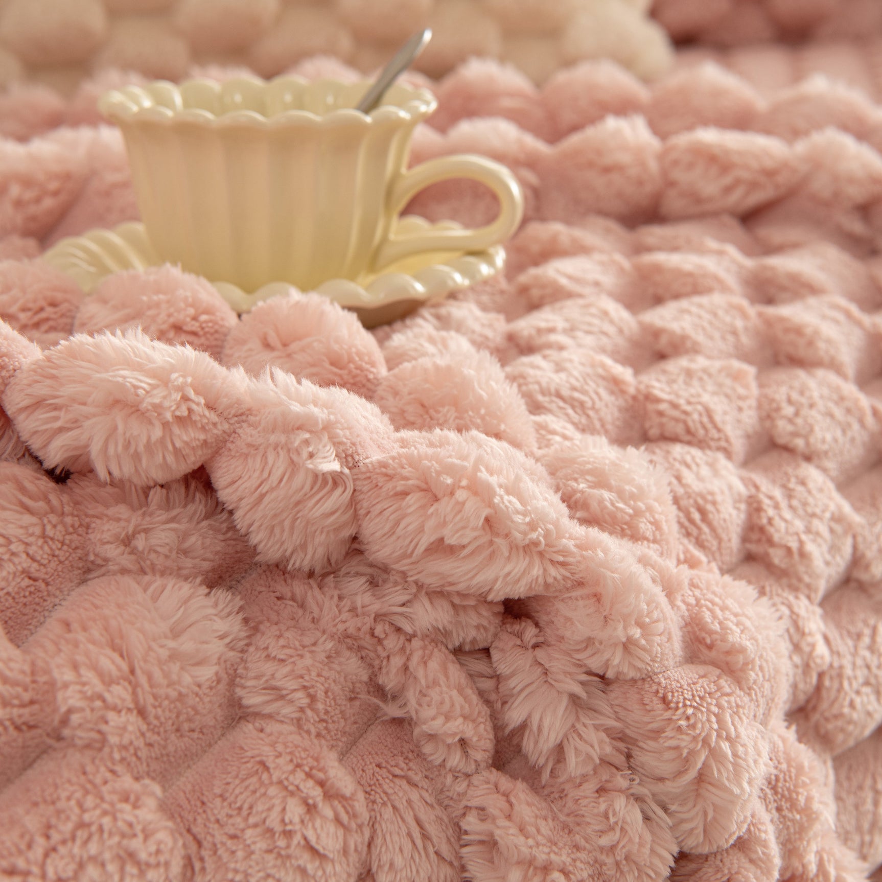 Thick Plush Faux Fur Couch Cover Blanket Warm Fuzzy Blanket Couch Protector for Winter - Ornate Home