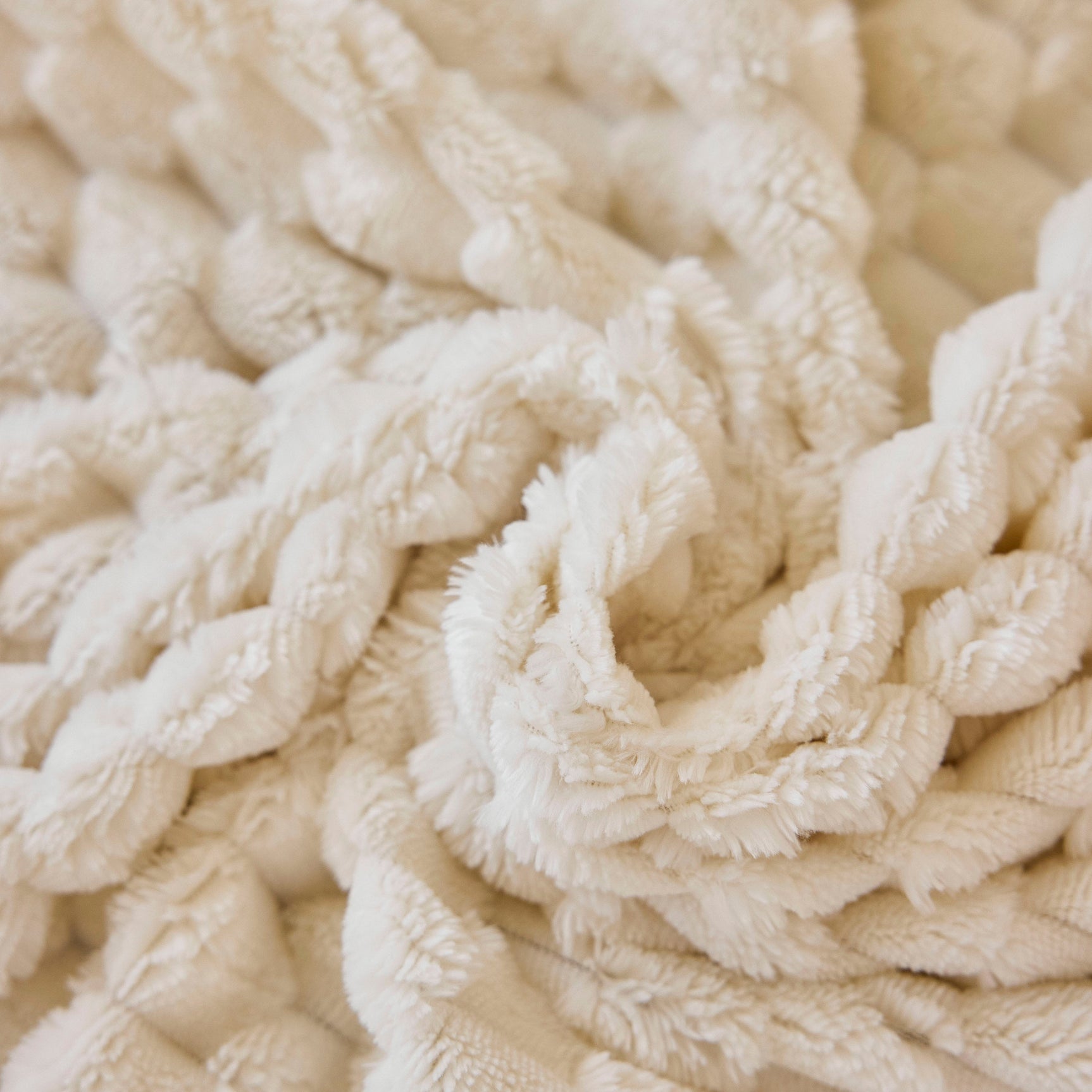 Thick Plush Non-Slip Sofa Throw Cover, Warm Soft Faux Fur Couch Protector for Winter - Ornate Home