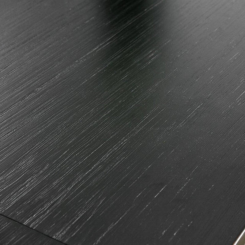 Thomaston Wire-Brushed Black Dining Table - Ornate Home