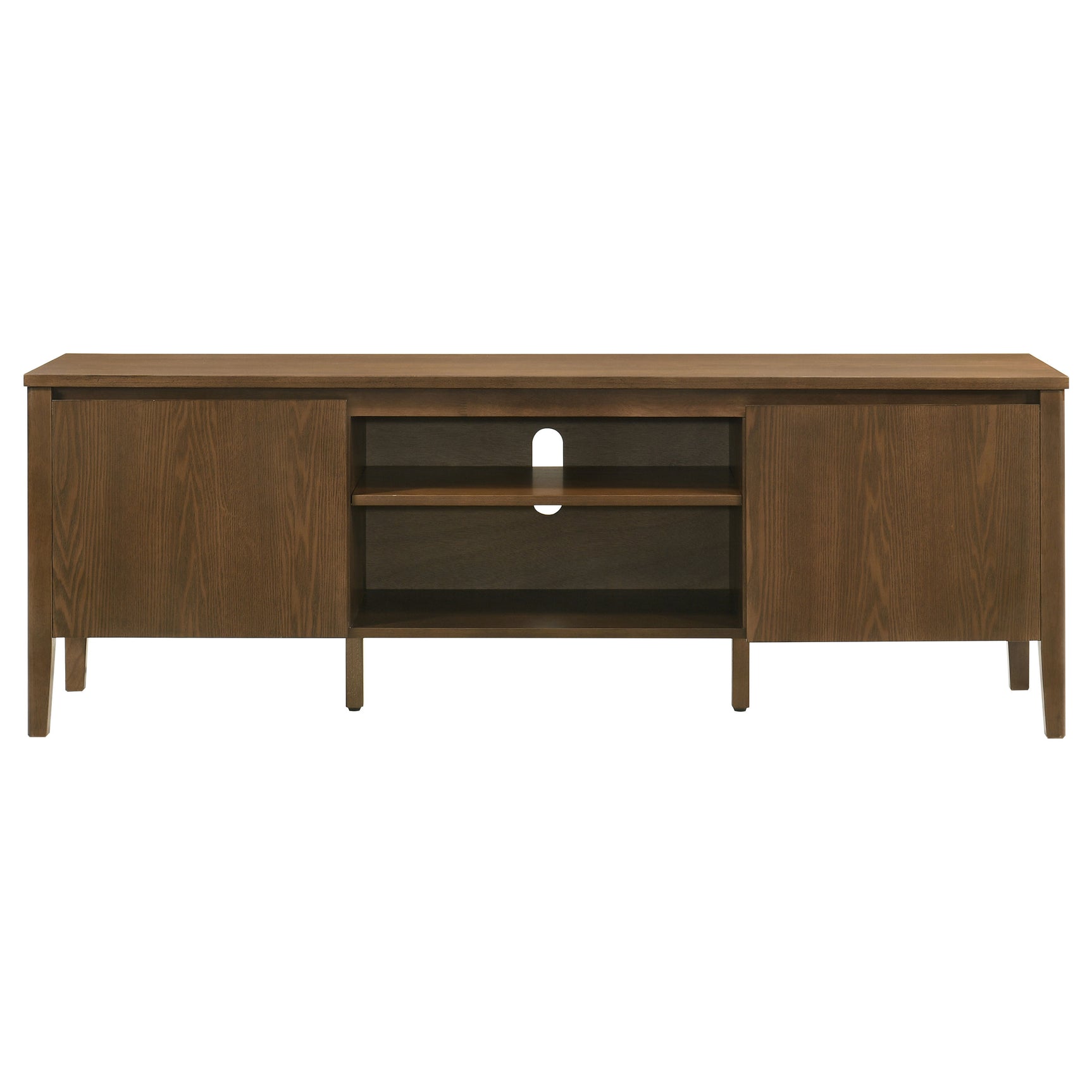 Thori Dark Brown 63-inch 2-door TV Stand Media Console - Ornate Home