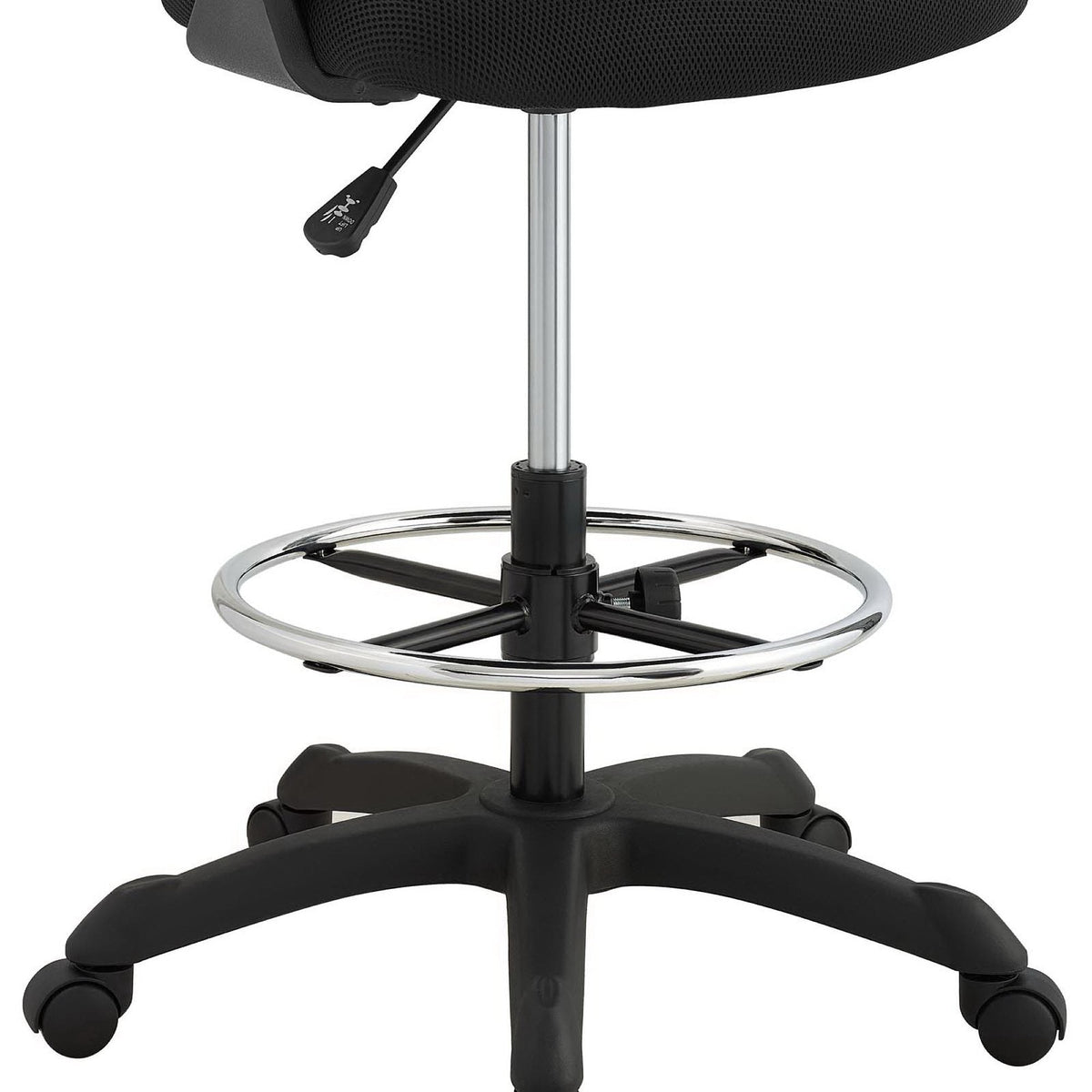 Thrive Black Mesh Drafting Chair - Ornate Home