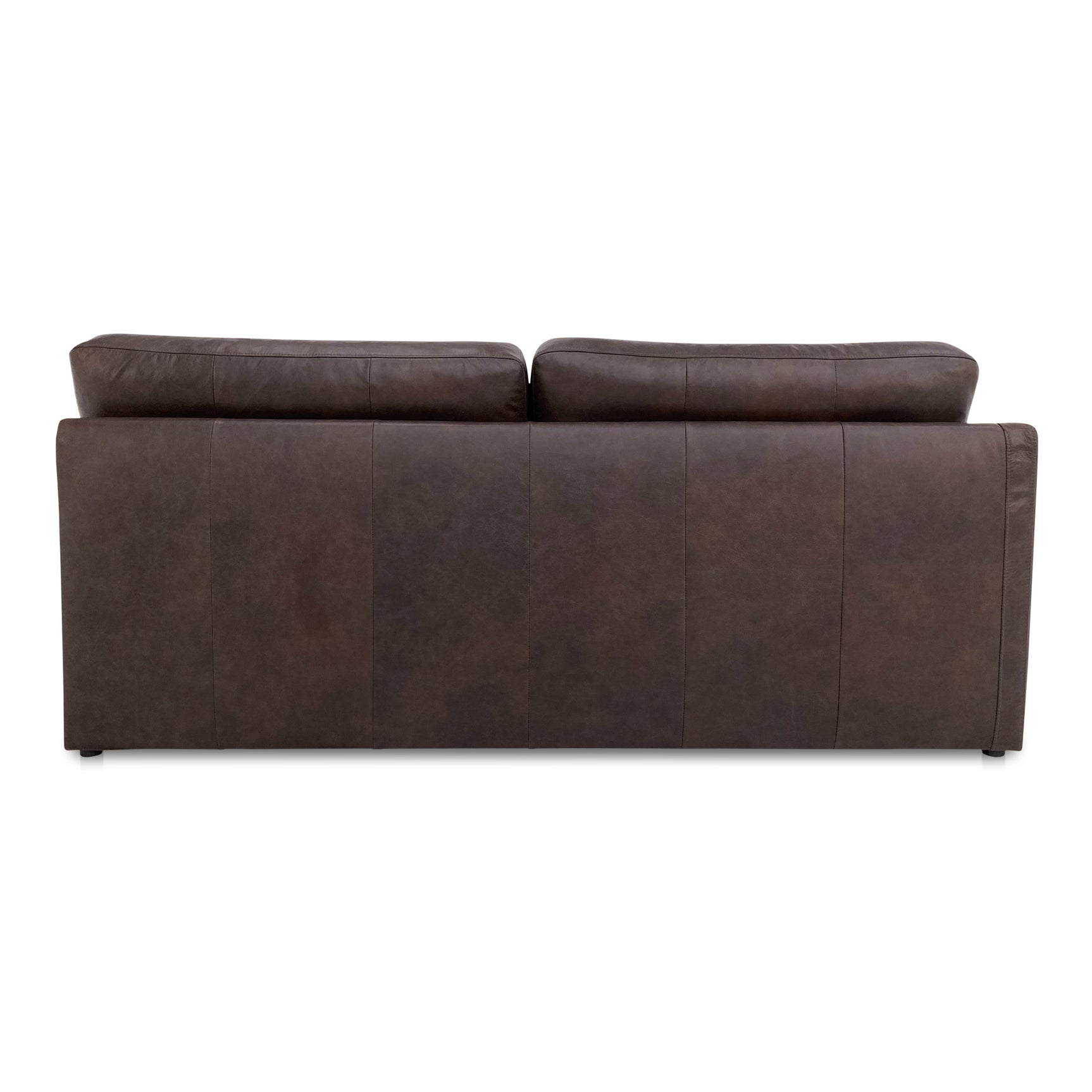 Thurlow Espresso Brown Leather Left Arm Facing Sofa - Ornate Home