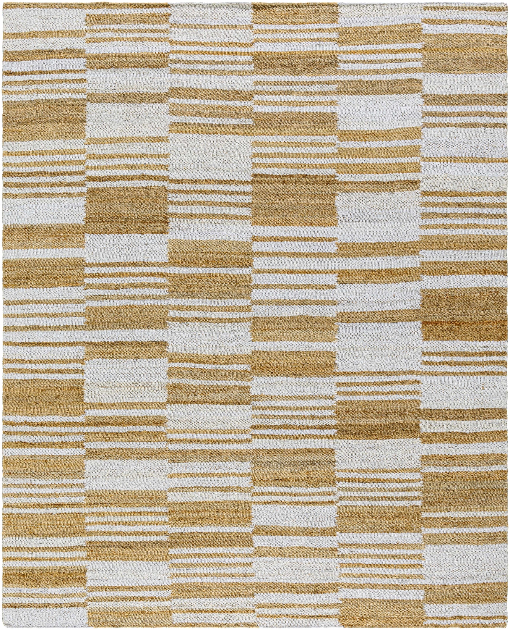 Thyra Broken-Striped Jute Rug - Ornate Home