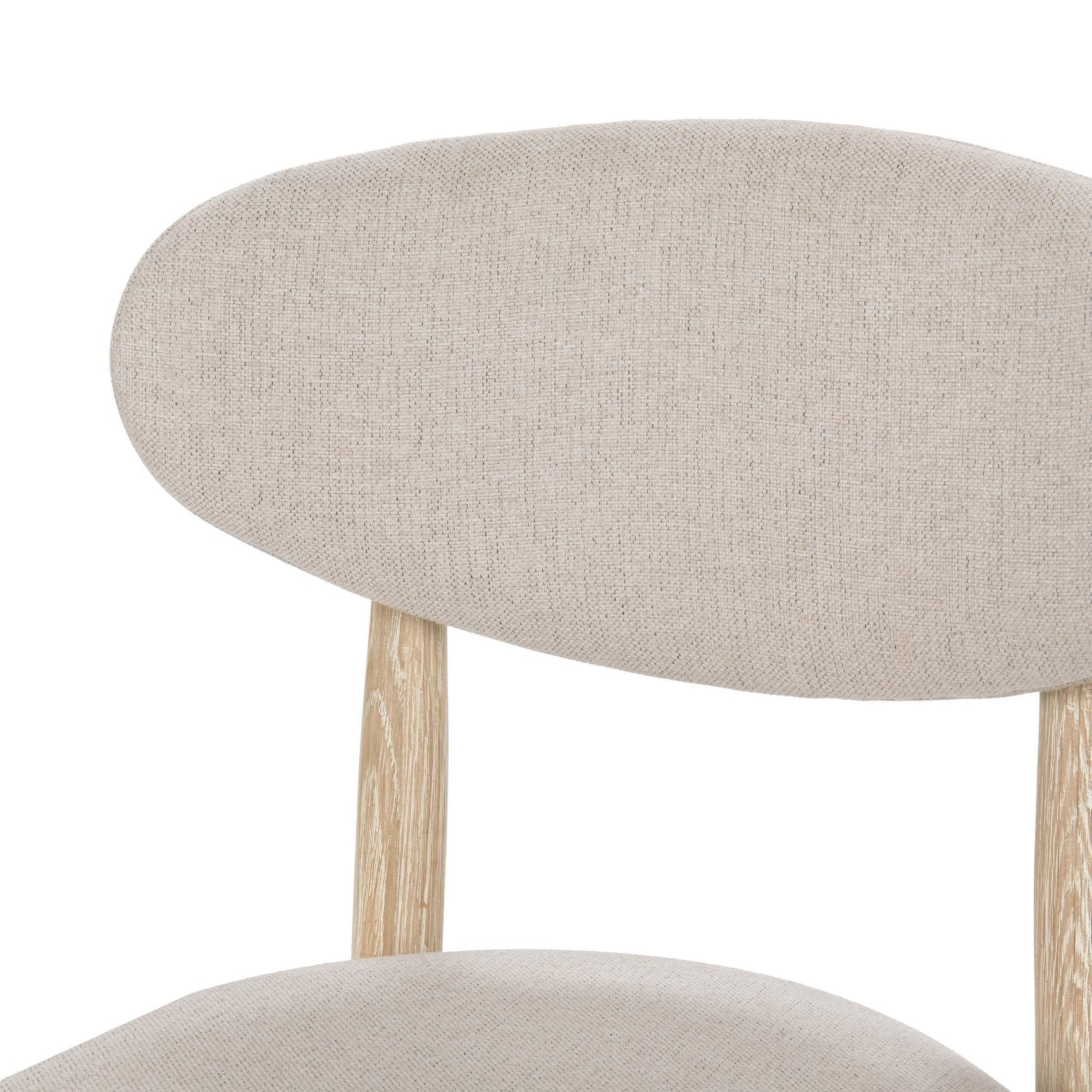 Tiber Cream Washed Dining Chair (Set of 2) - Ornate Home