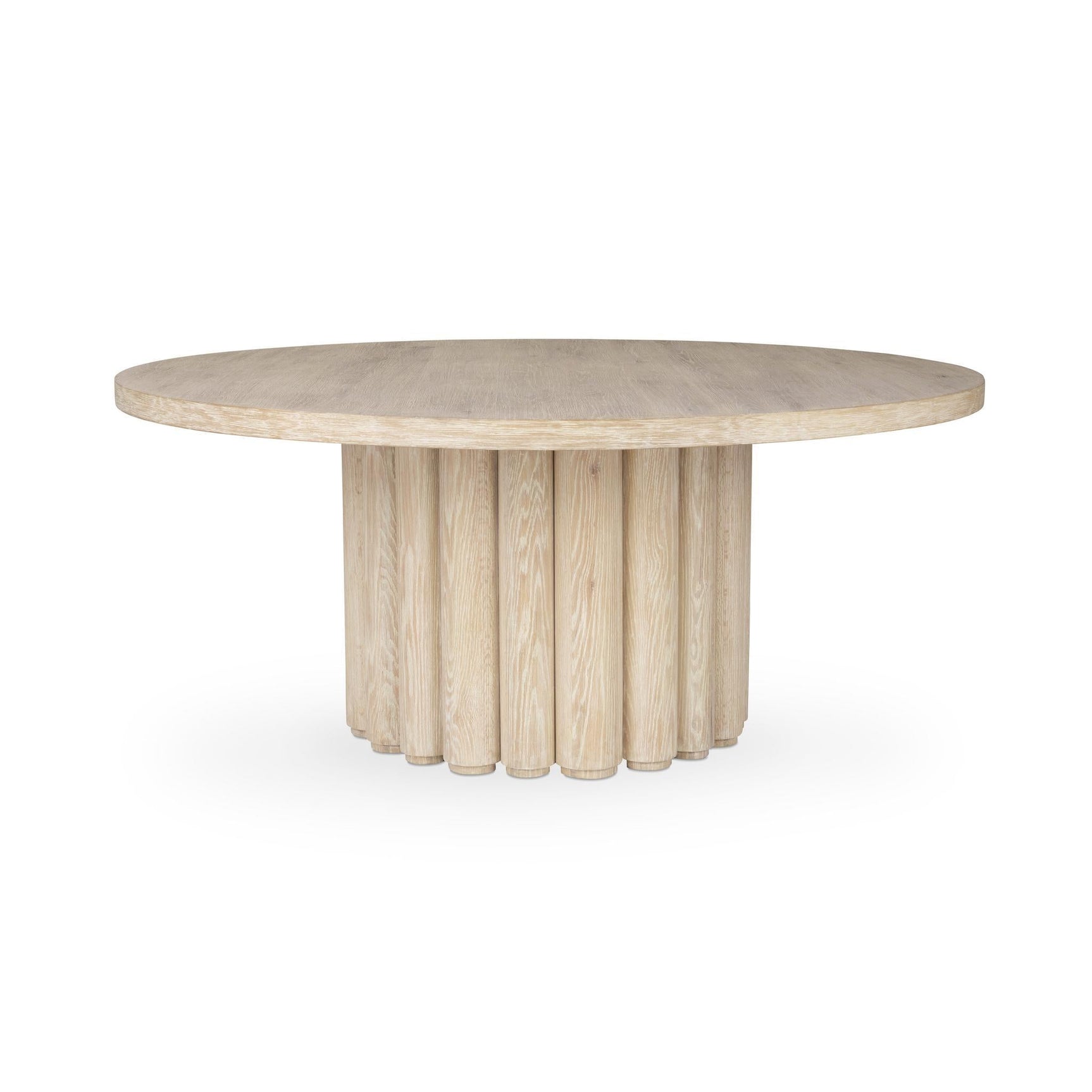 Tiber Cream Washed Dining Table - Ornate Home