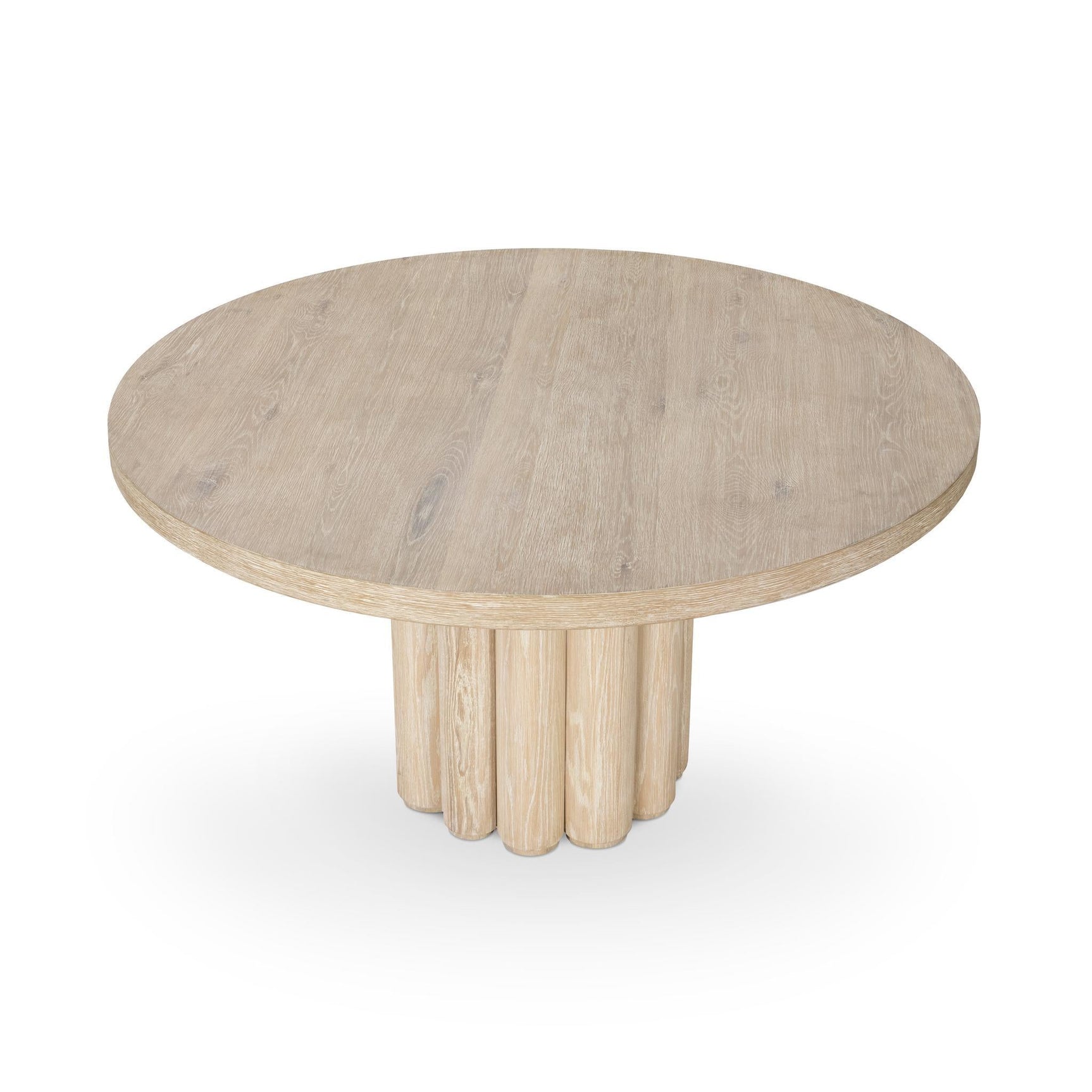 Tiber Cream Washed Dining Table - Ornate Home