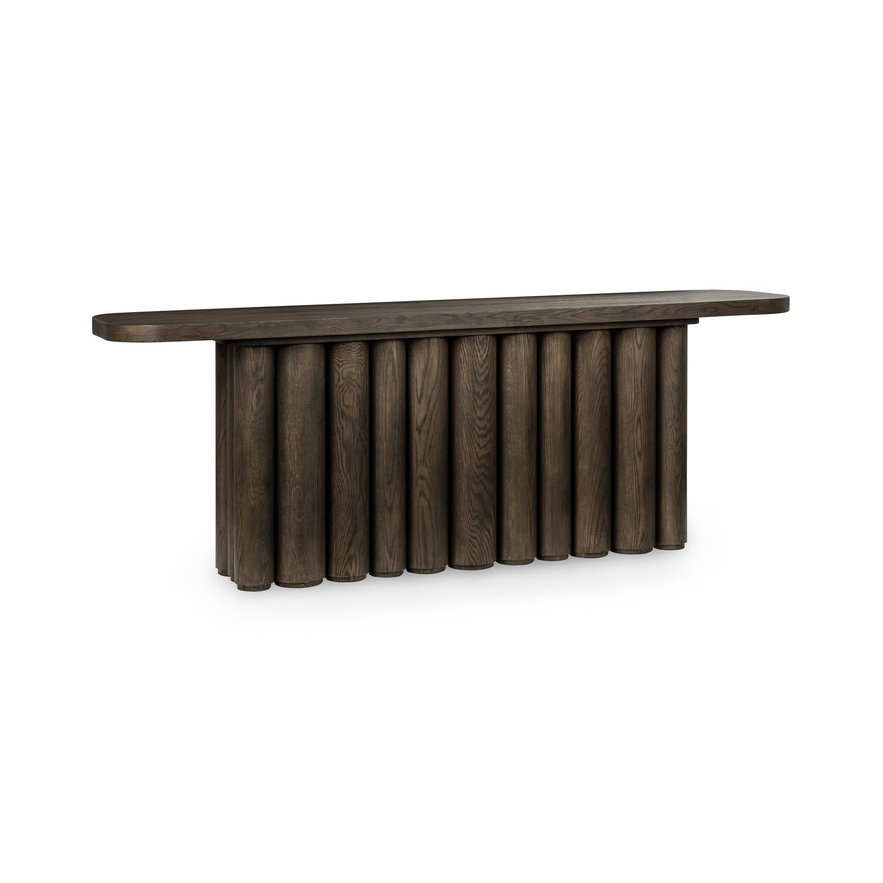 Tiber Toasted Brown Console Table - Ornate Home