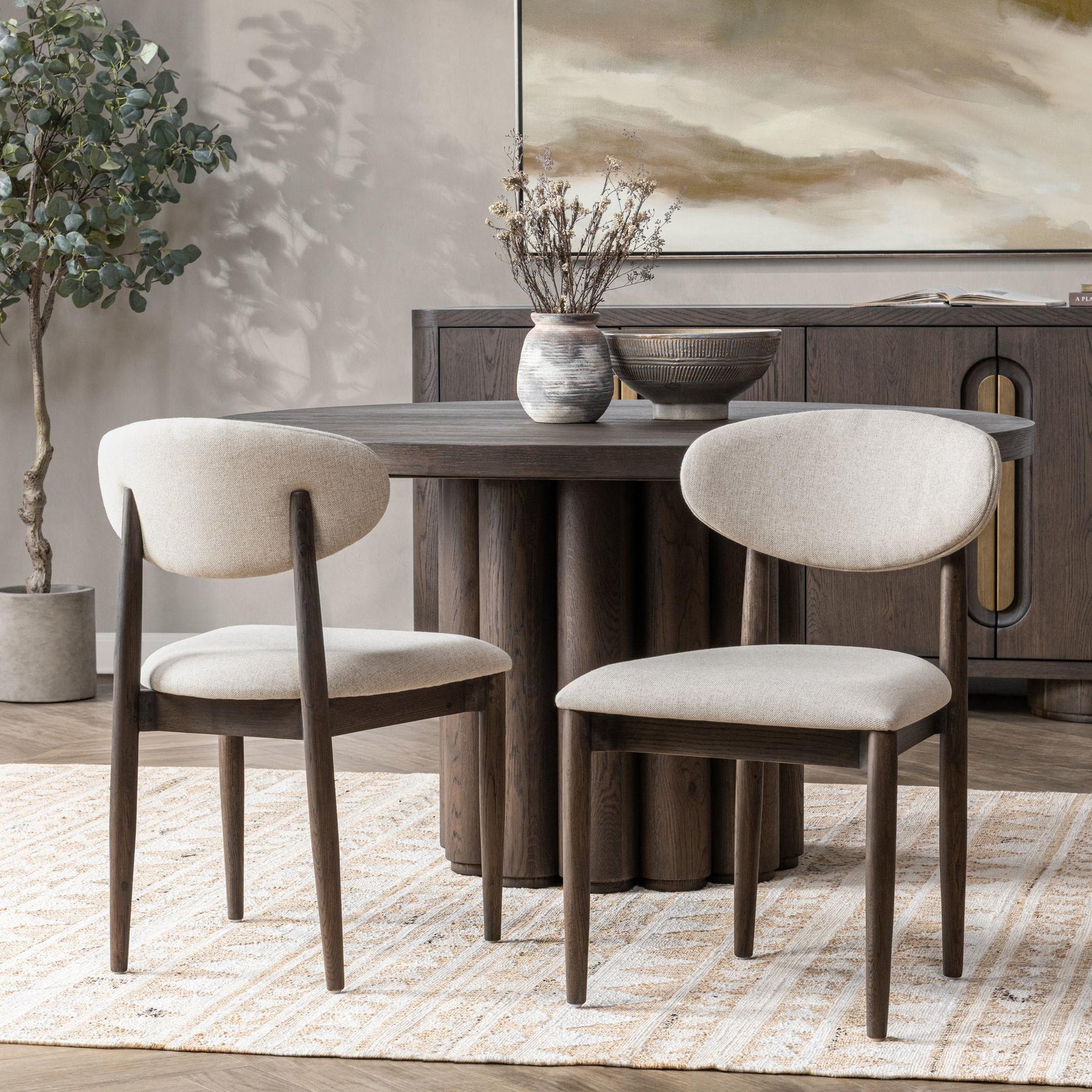 Tiber Toasted Brown Dining Chair (Set of 2) - Ornate Home