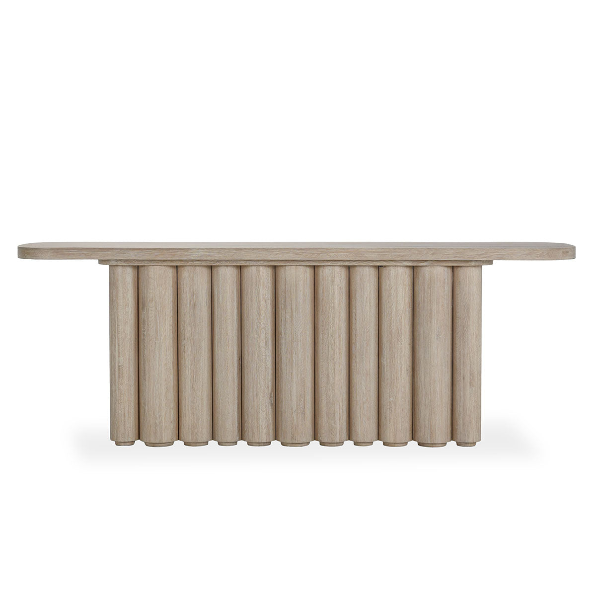 Tiber Whitewash Console Table - Ornate Home