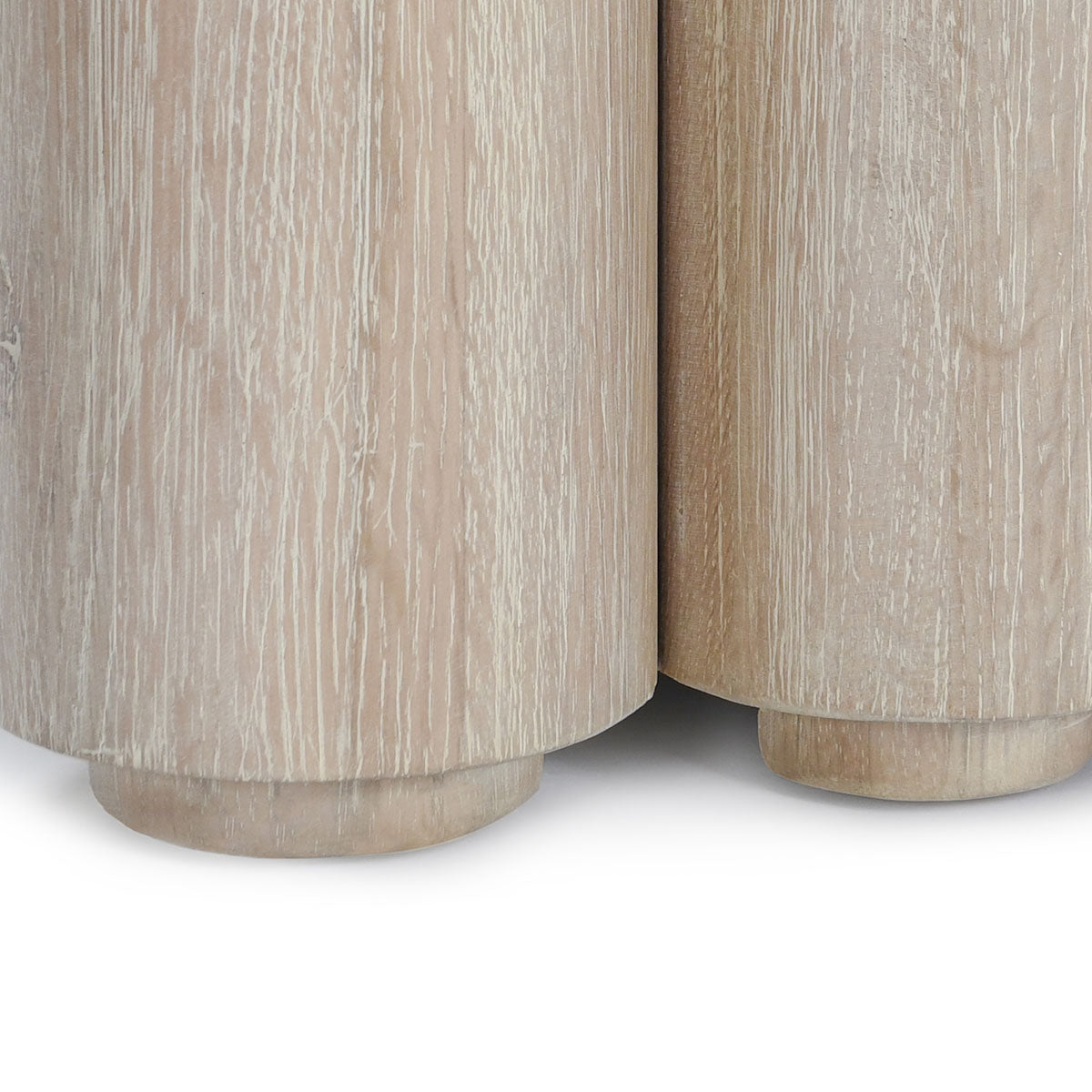 Tiber Whitewash Console Table - Ornate Home