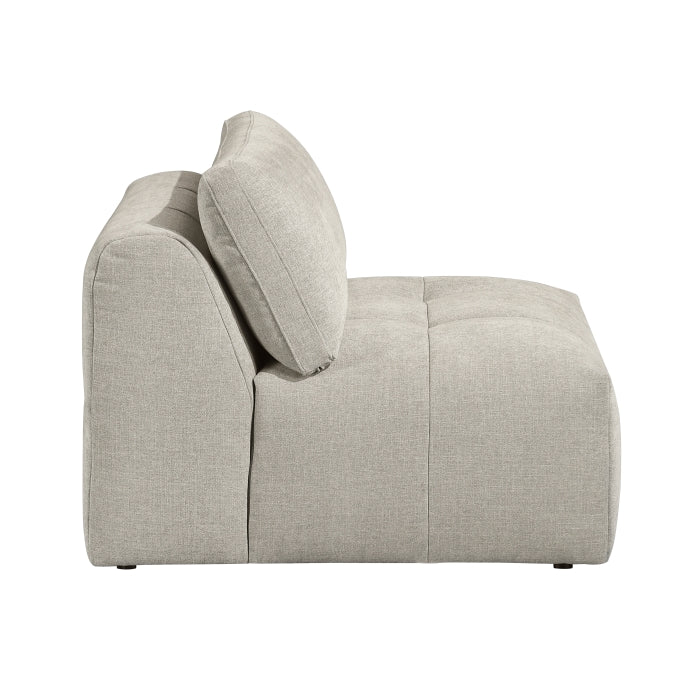 Tidal Beige Armless Chair - Ornate Home