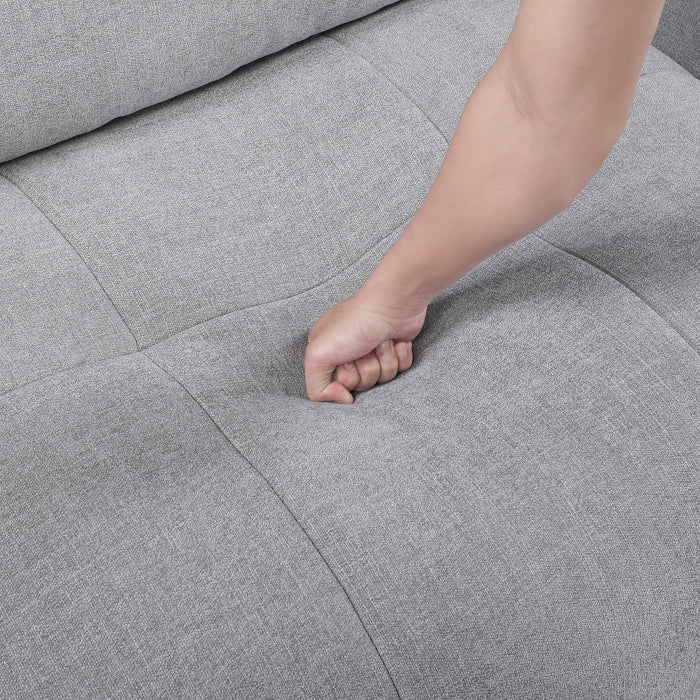Tidal Gray Armless Chair - Ornate Home