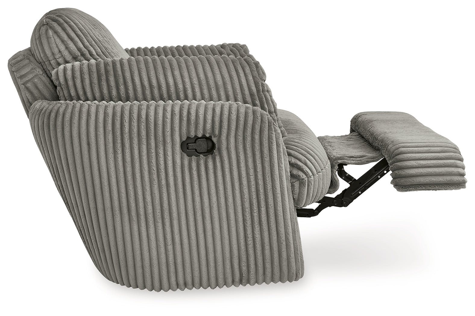 Tie-Breaker Fog Swivel Glider Recliner - Ornate Home