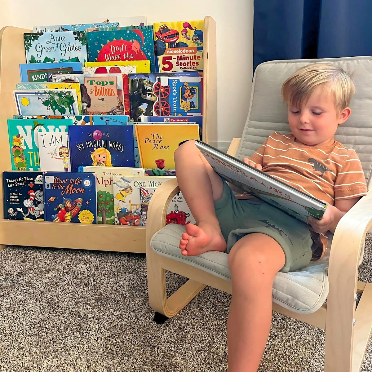 Tiered Montessori Bookshelf - Ornate Home