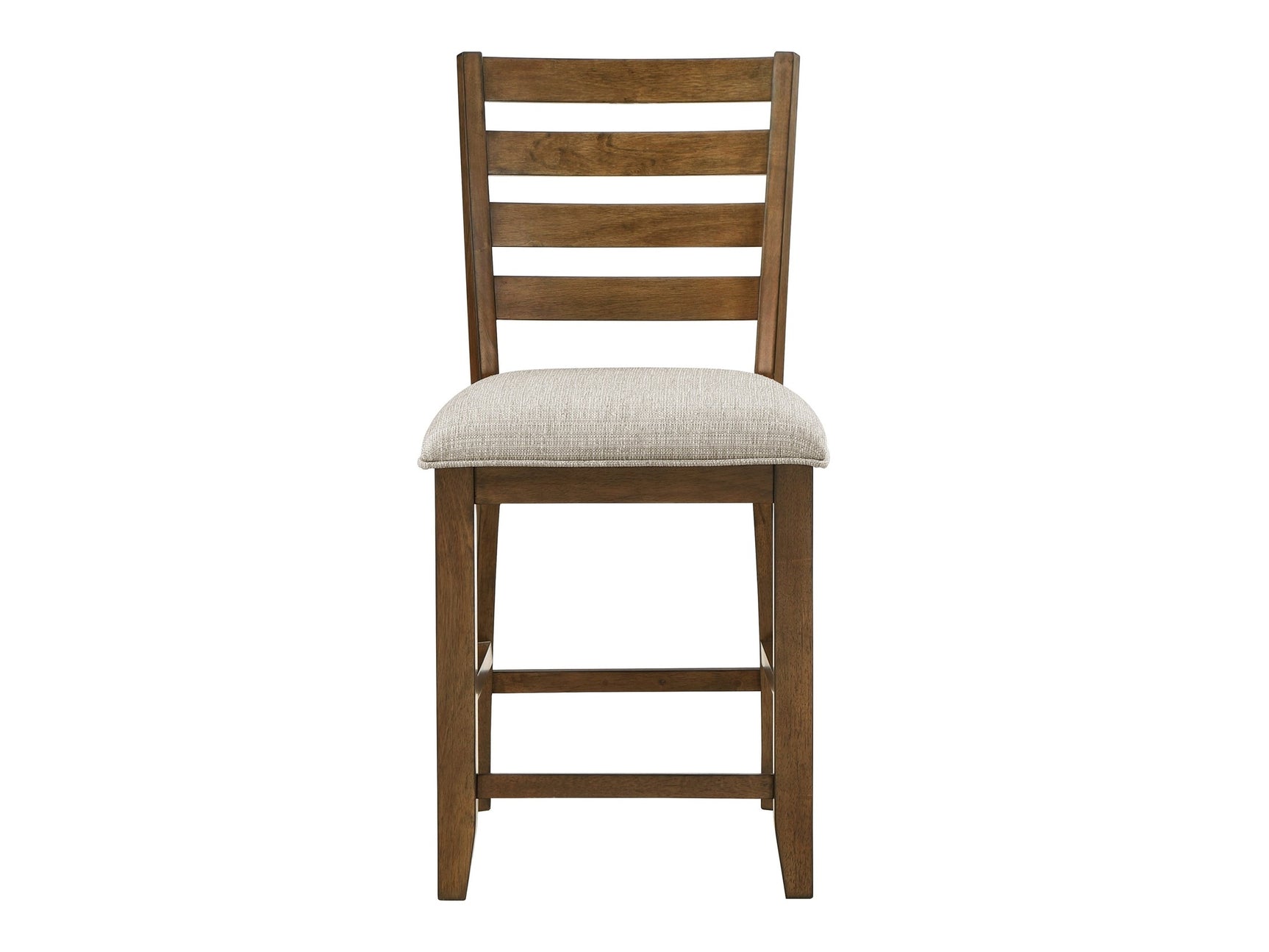 Tigard Cherry/Beige Counter Height Chair (Set of 2) - Ornate Home