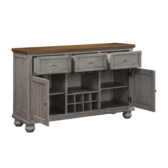Tigard Gray Server - Ornate Home