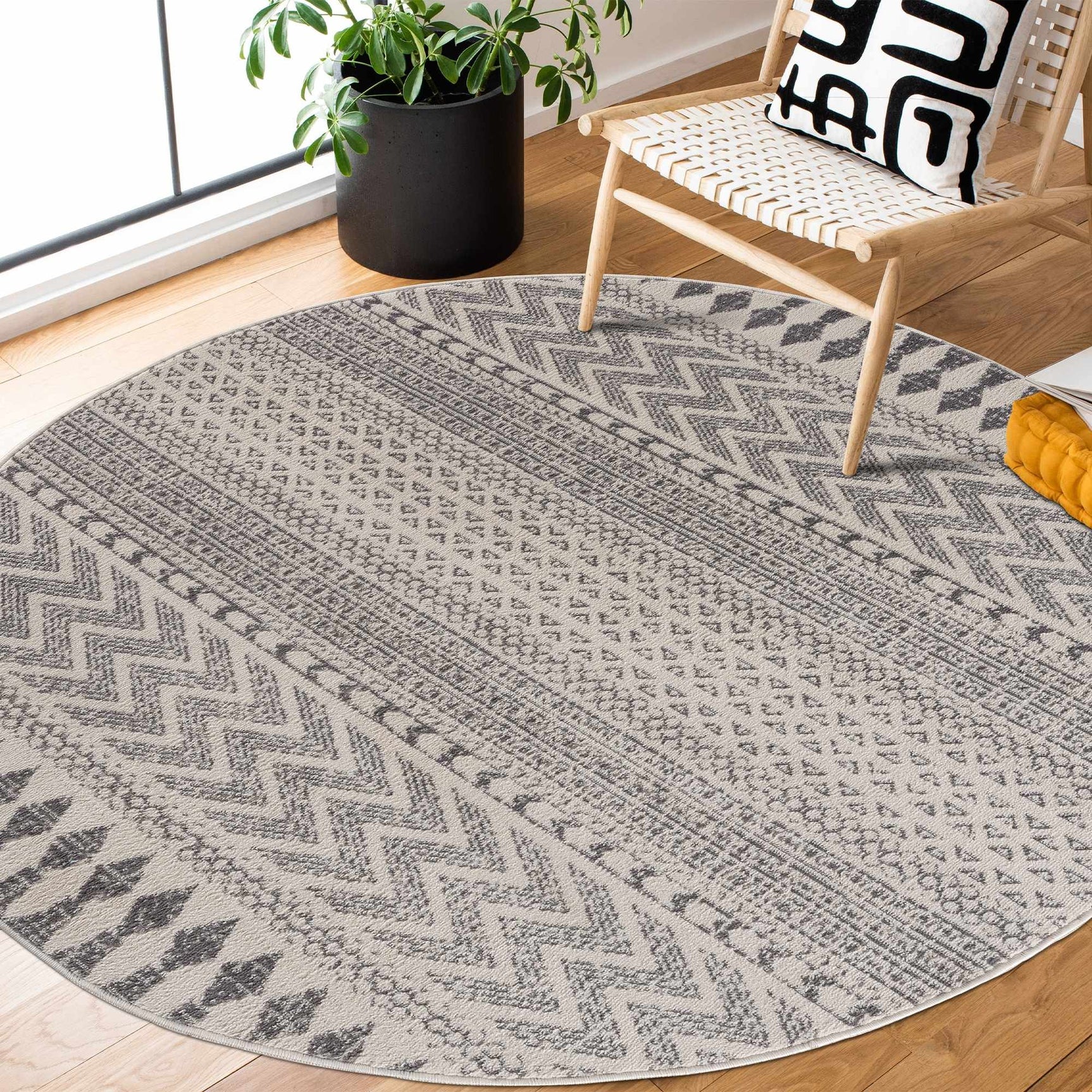 Tigri Aztec Ivory & Gray 2311 Rug - Clearance - Ornate Home