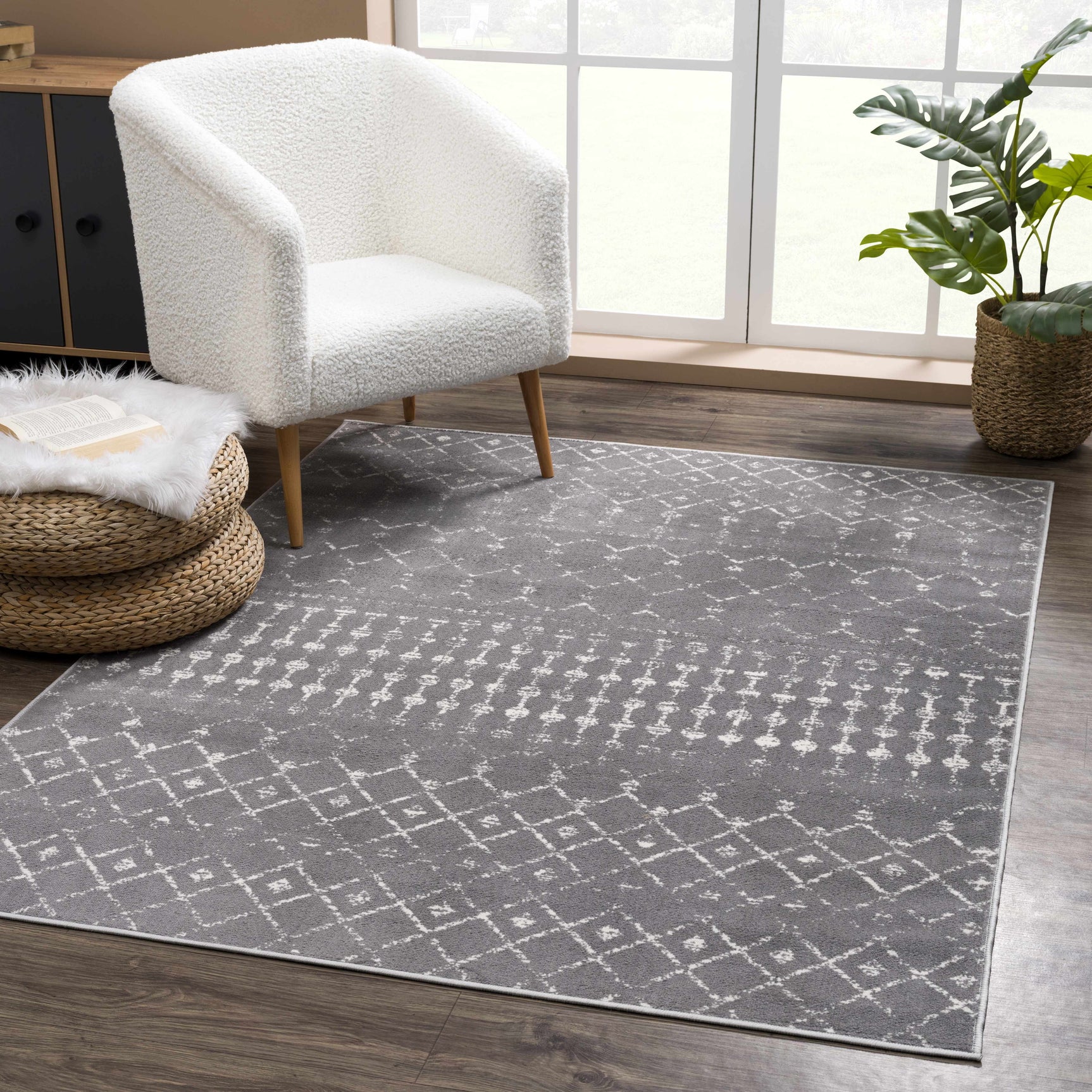 Tigrican Charcoal 2329 Area Rug - Clearance - Ornate Home