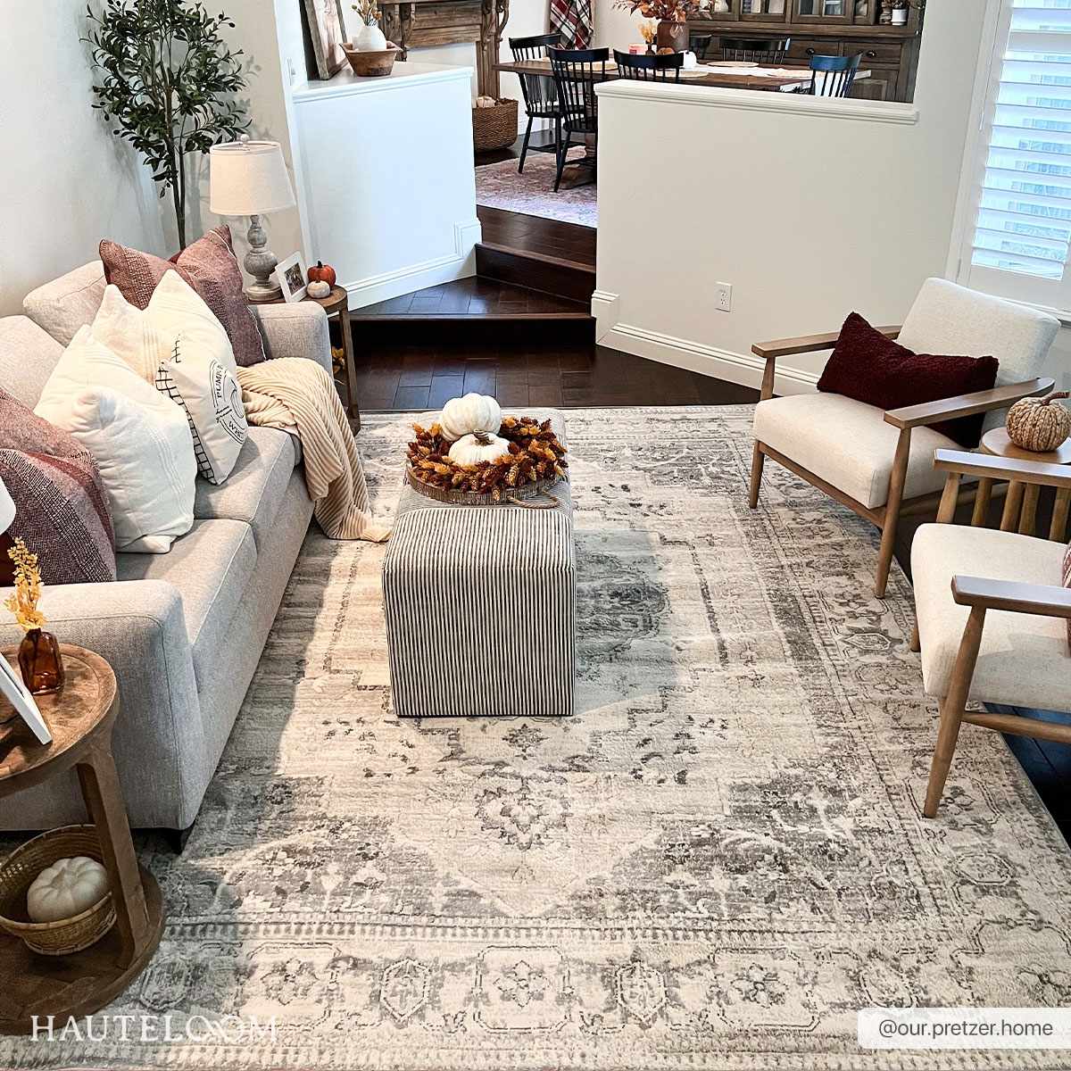 Tigried Ivory & Gray 2315 Area Rug - Clearance - Ornate Home