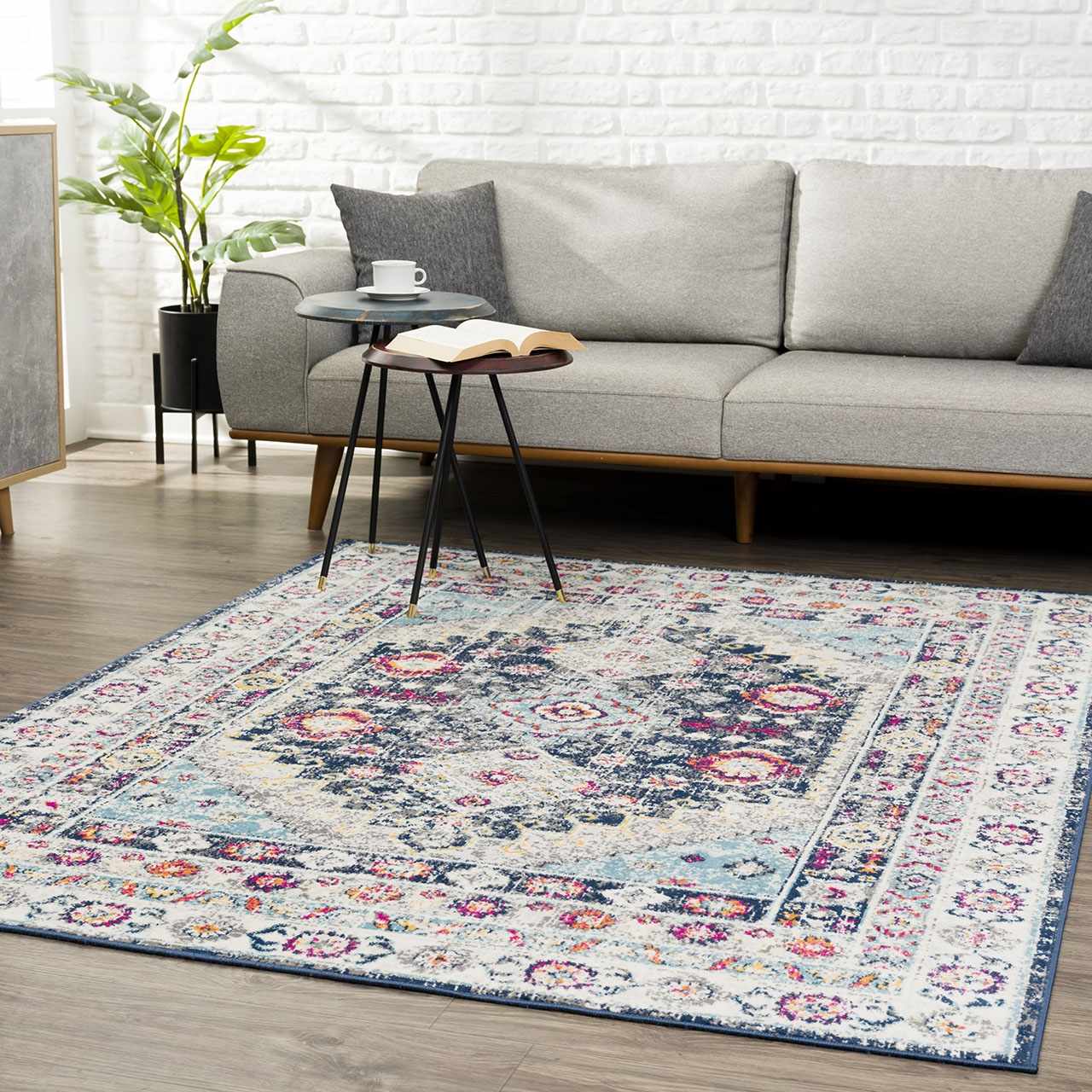 Tigrim 2307 Navy Rug - Clearance - Ornate Home