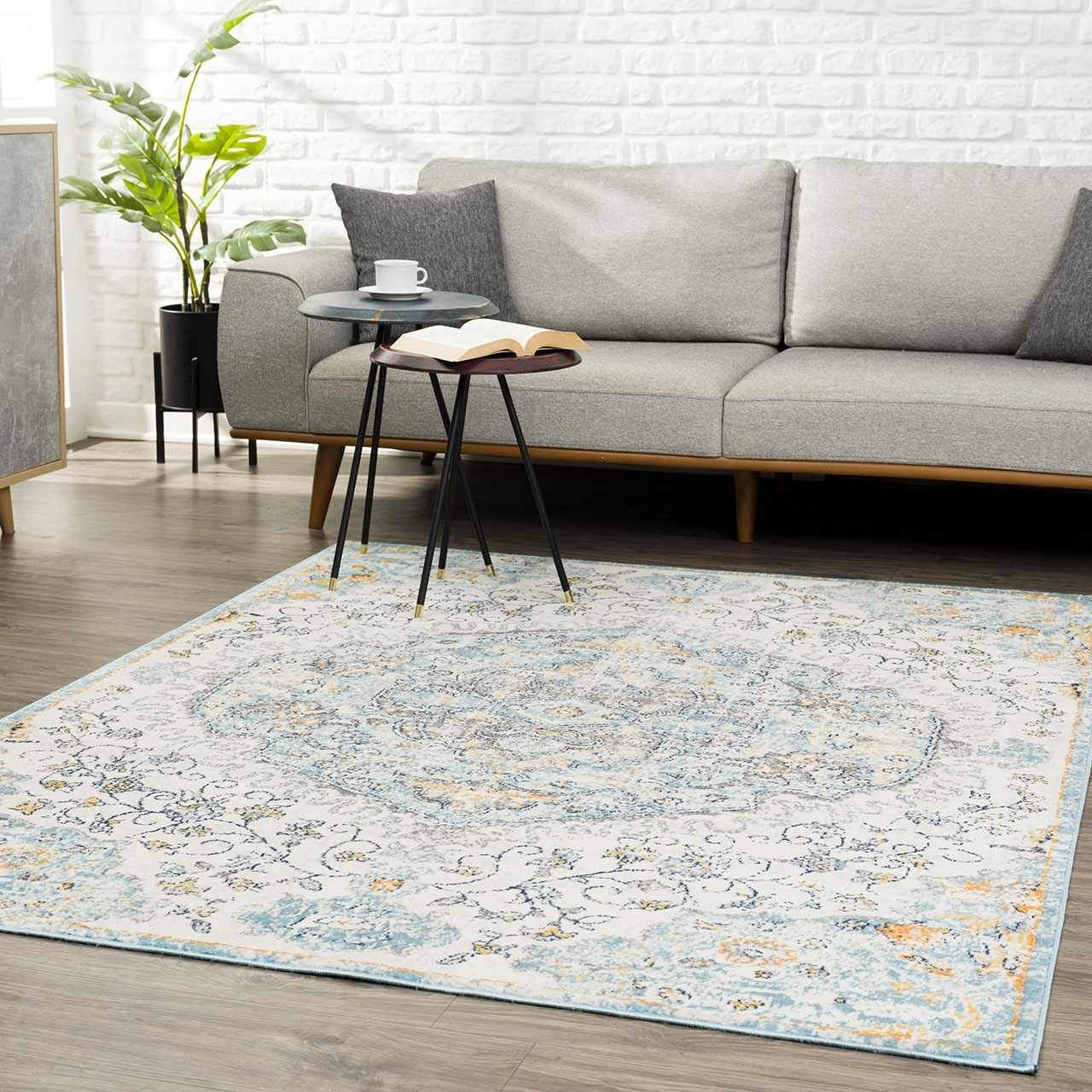 Tigrit Blue 2301 Area Rug - Clearance - Ornate Home