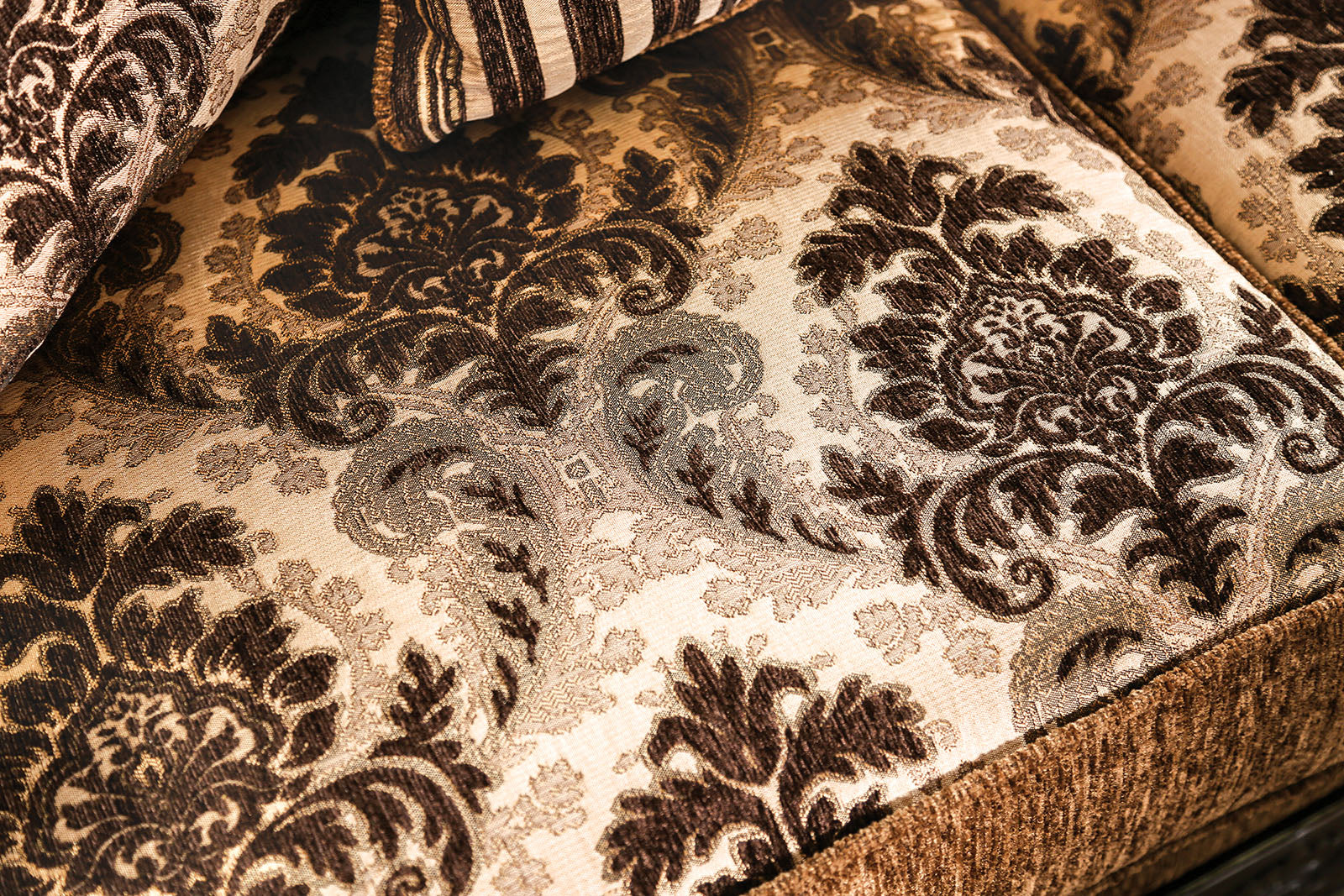 Tilde Brown/Dark Walnut Sofa - Ornate Home