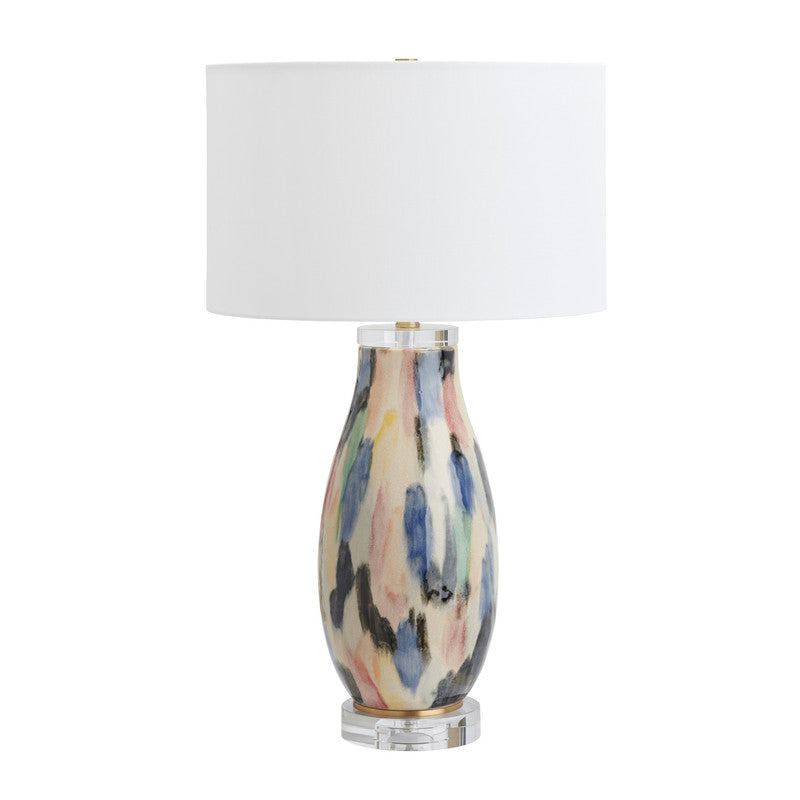 Tillery Multi/Gold Table Lamp - Ornate Home