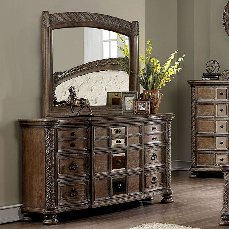 Timandra Rustic Natural Tone Dresser - Ornate Home