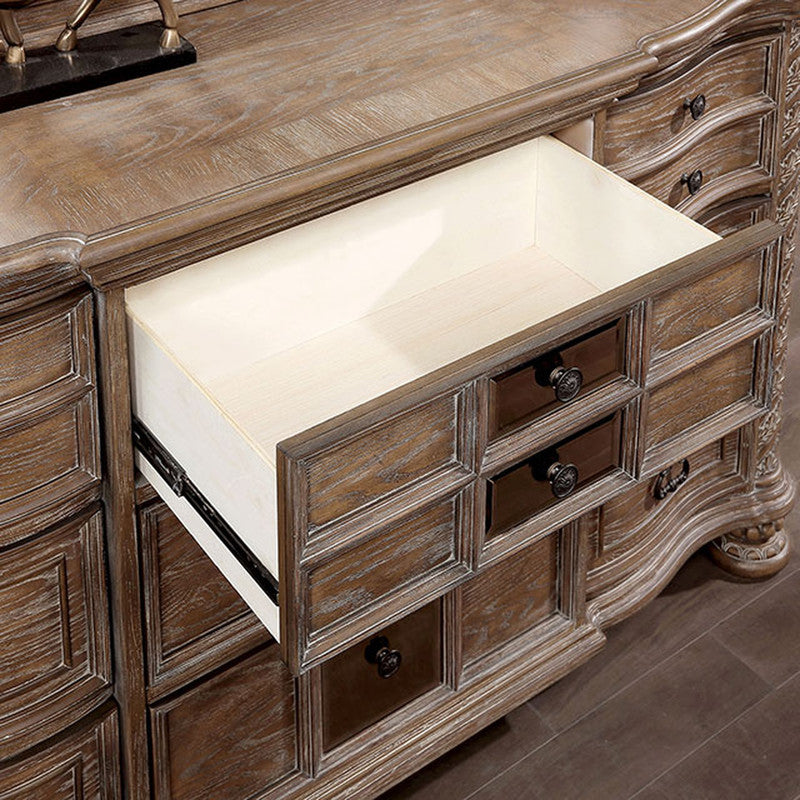 Timandra Rustic Natural Tone Dresser - Ornate Home
