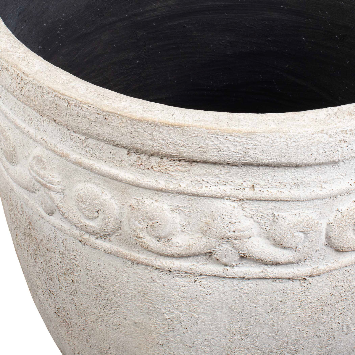 Timeless Terrace White Outdoor Planter - Ornate Home