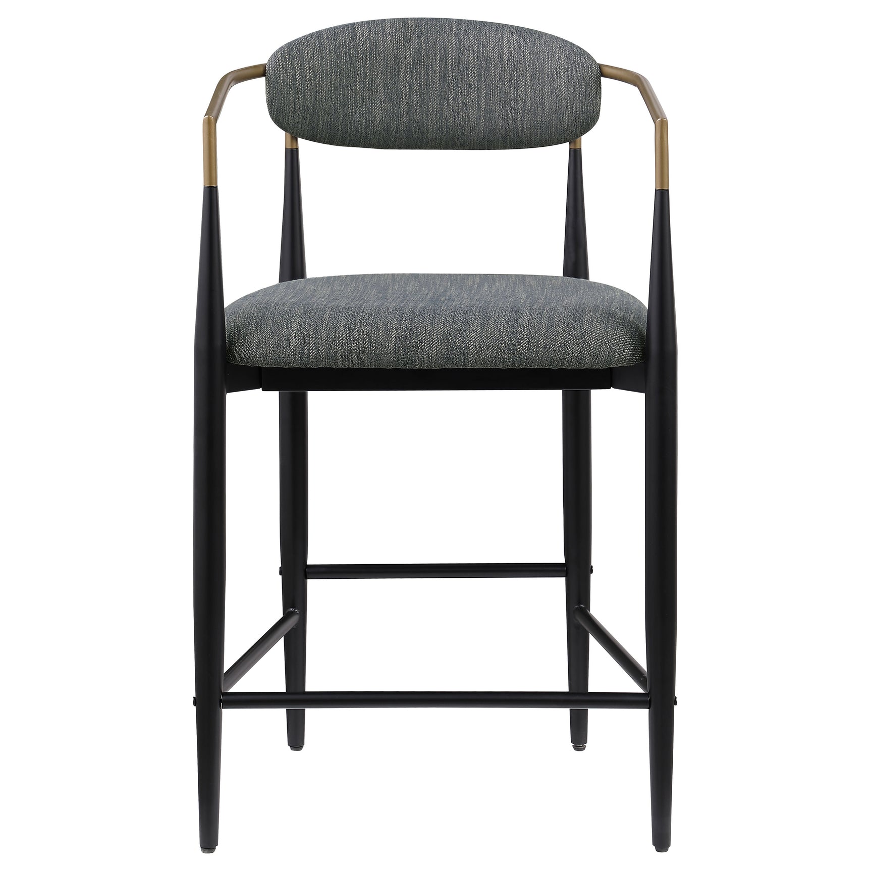 Tina Dark Grey Counter Chair (Set of 2) - Ornate Home