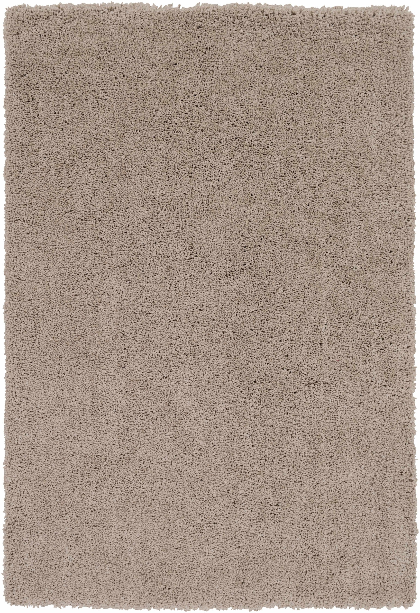 Tingly 2x3 Hand Woven Solid Cream Shag Rug - Clearance - Ornate Home