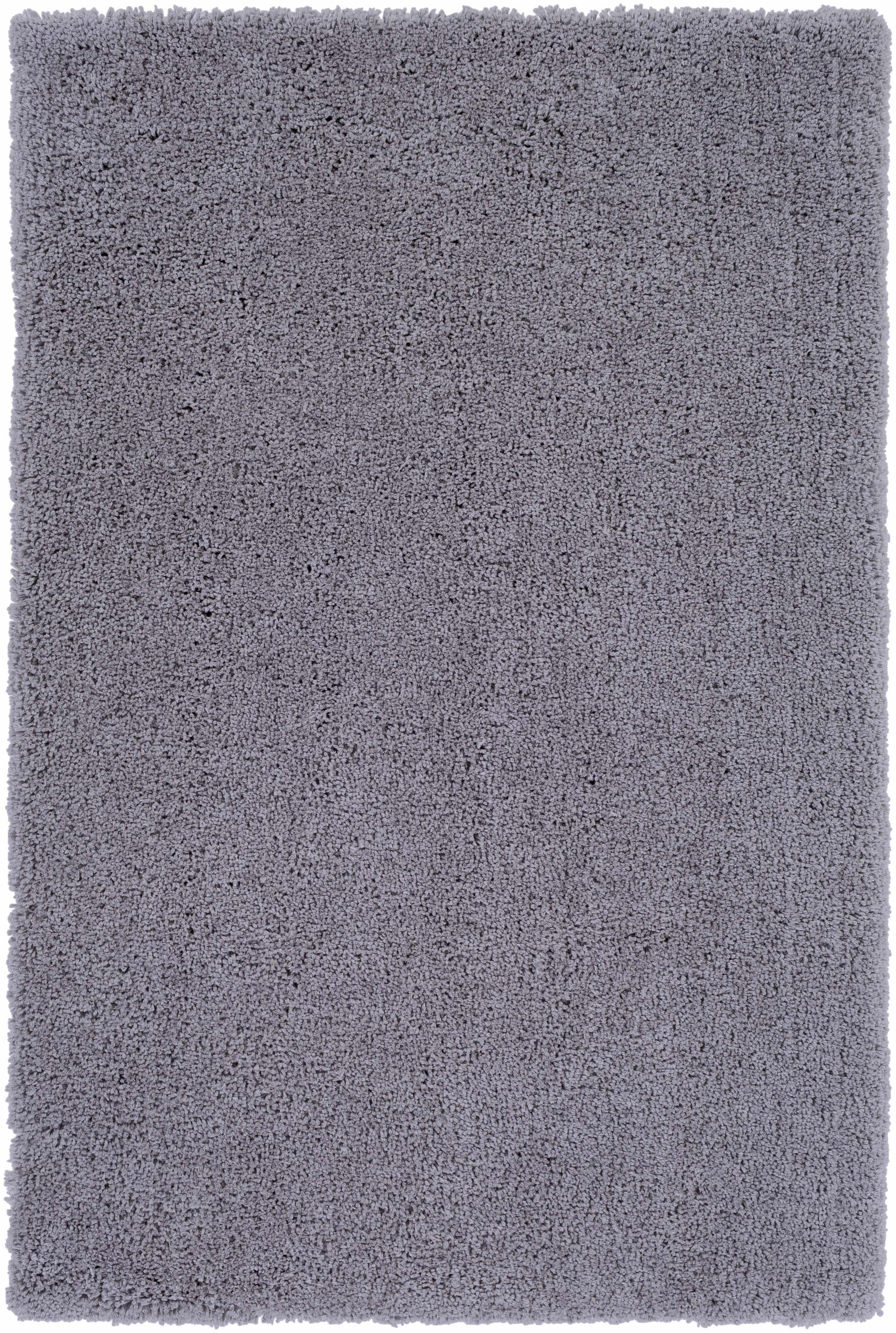 Tingly Solid Grey Shag Rug - Clearance - Ornate Home